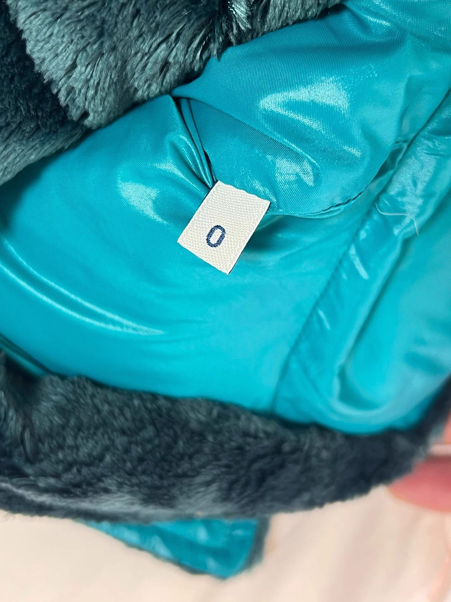 Moncler Moncler short down coat blue colorblock hooded size 0 mint Size XS / US 0-2 / IT 36-38 - 8 Thumbnail