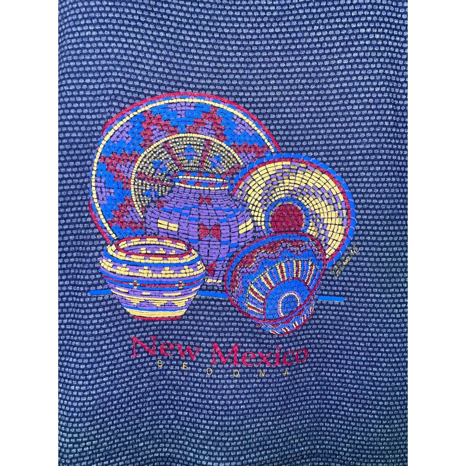 Vintage Vintage Sedona Shirt New Mexico Graphic Blue Tee VTG 90s L Size US L / EU 52-54 / 3 - 2 Thumbnail