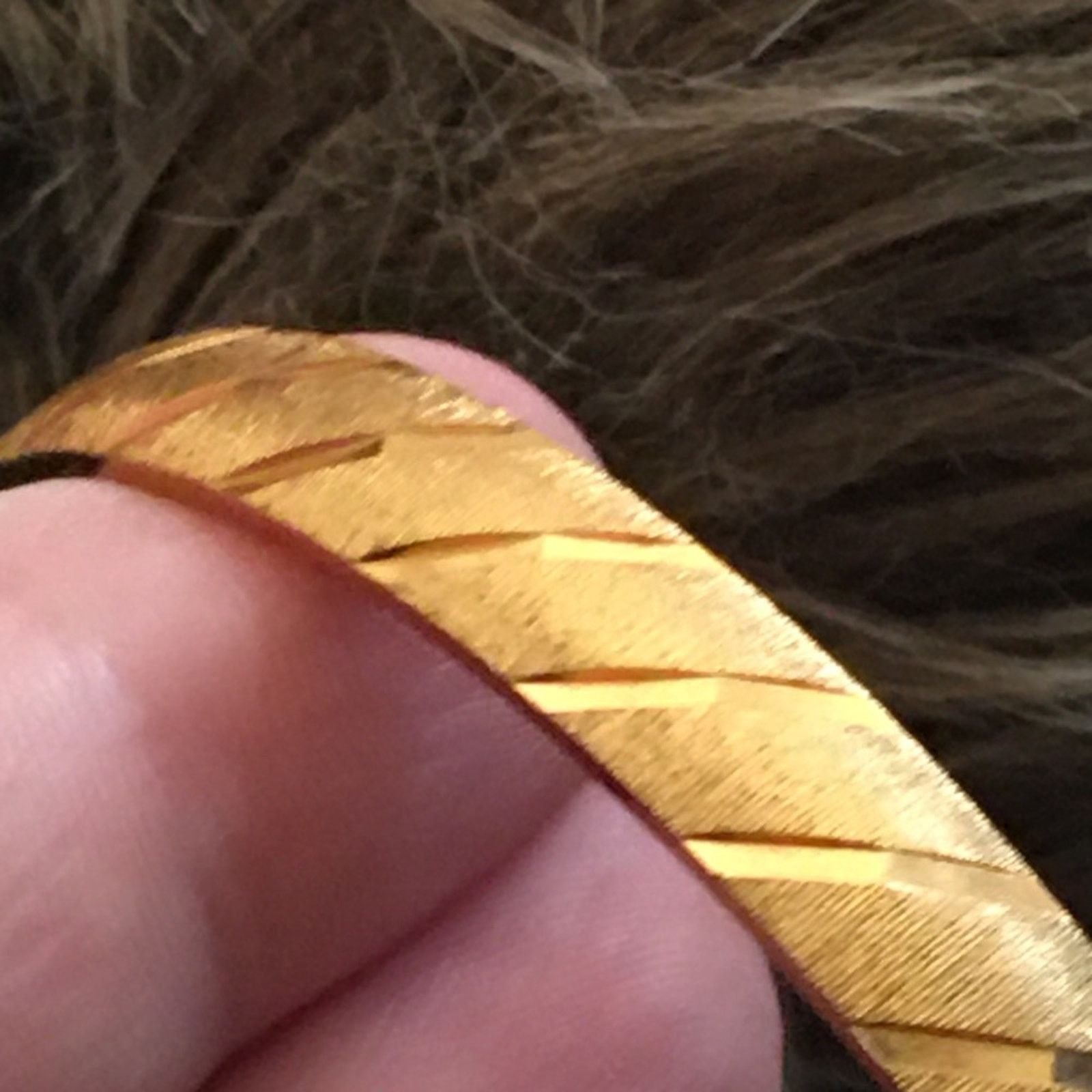 Monet Vintage Monet gold Diamond cut bangle bracelet Size ONE SIZE - 8 Thumbnail