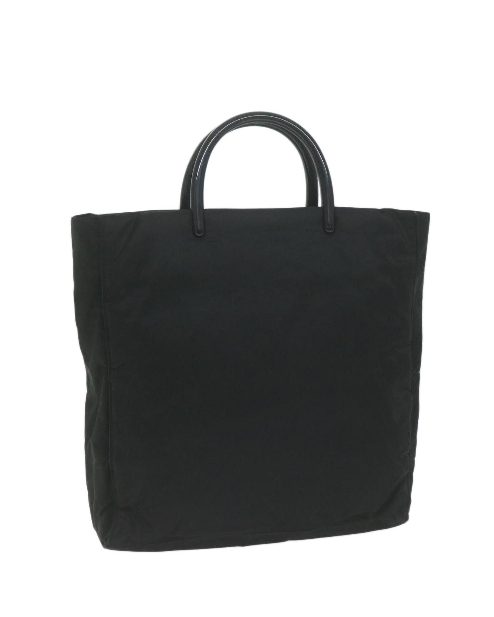image of Prada Modern Black Synthetic Bag With Splendor, Women's