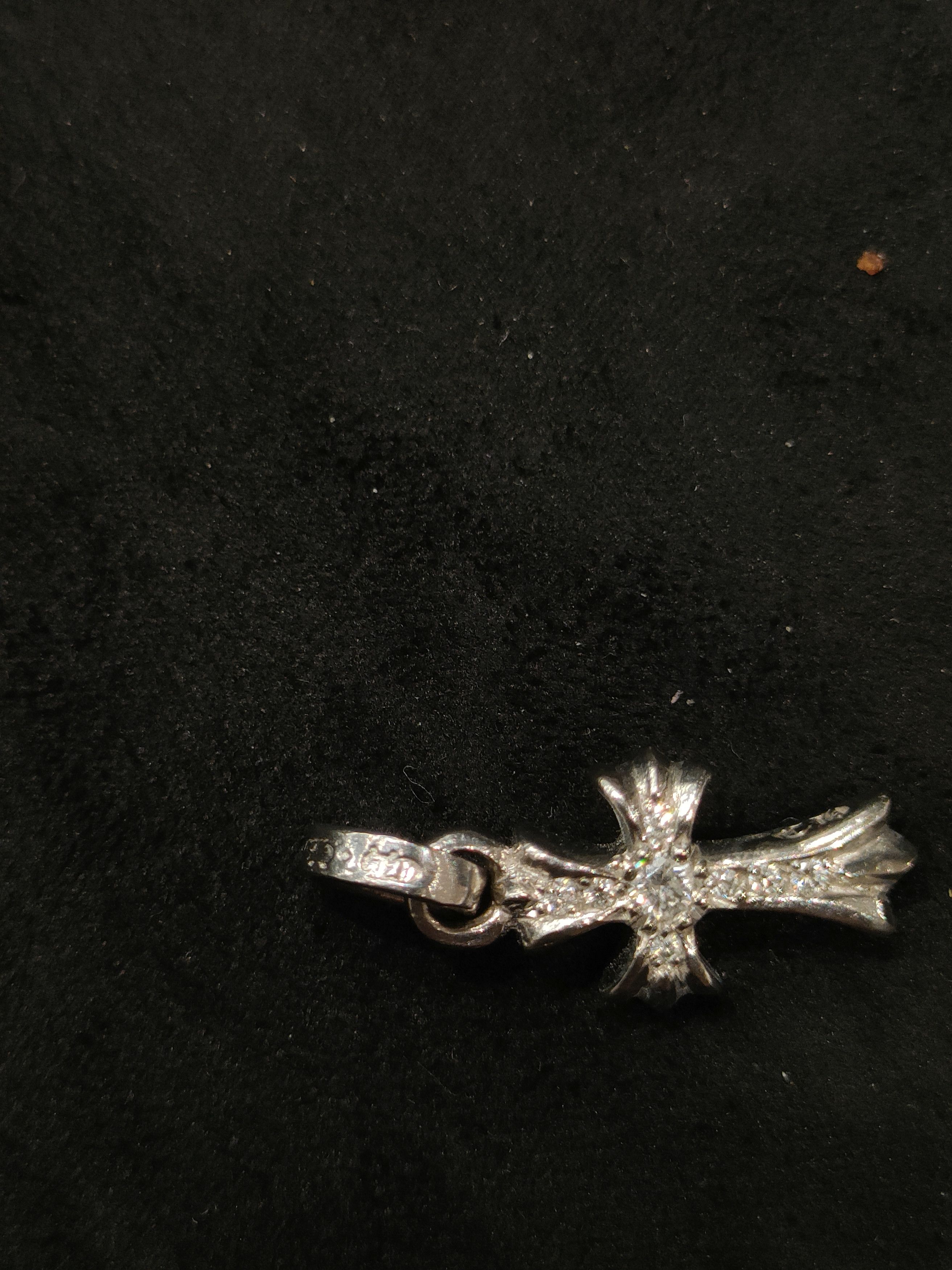 Chrome Hearts Chrome Hearts 18K White Gold Diamonds Babyfat Charm Size ONE SIZE - 8 Thumbnail