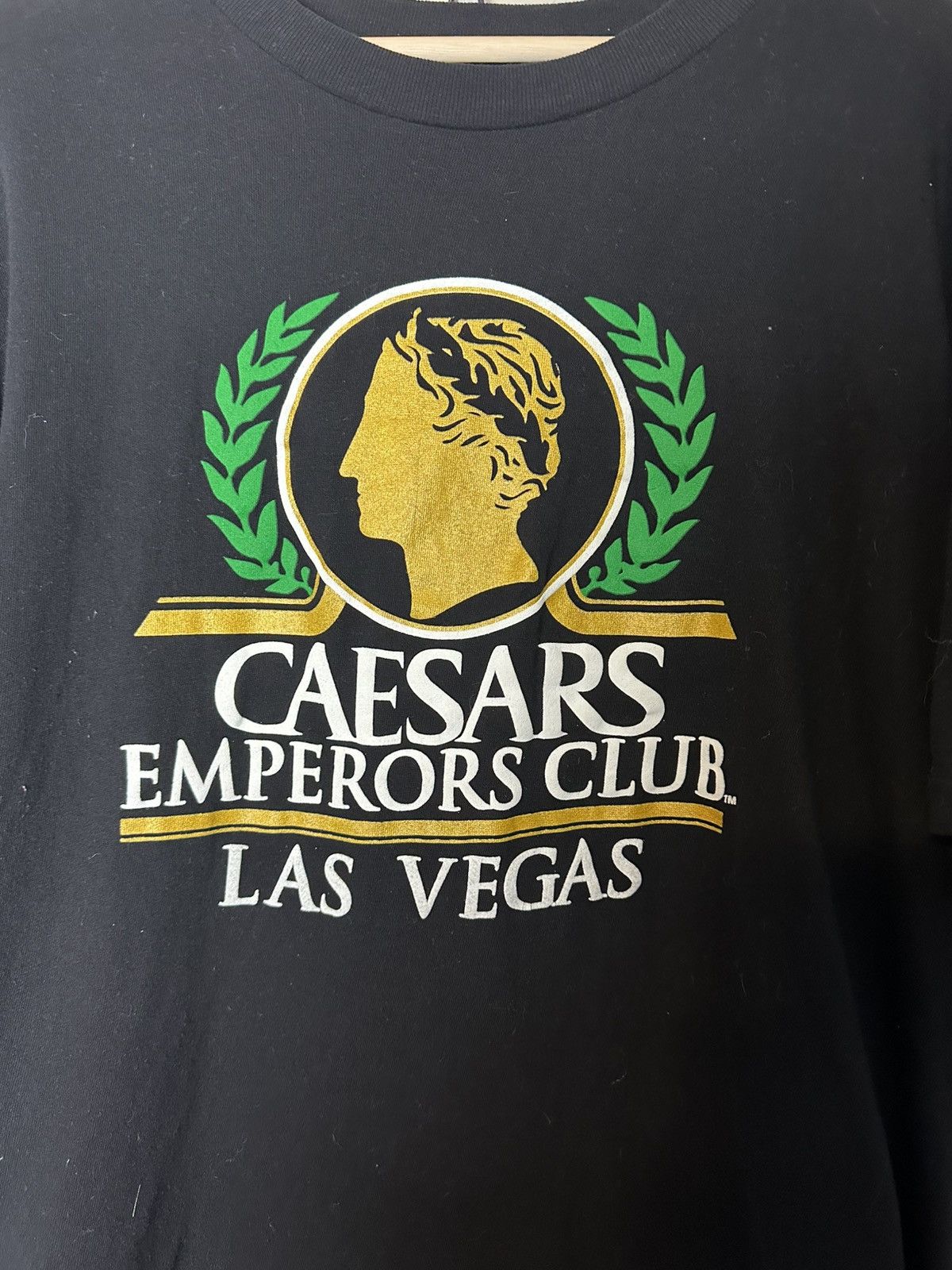 Vintage Vintage Caesars Emperors Club Las Vegas T-shirt Size XL Size US XL / EU 56 / 4 - 4 Thumbnail