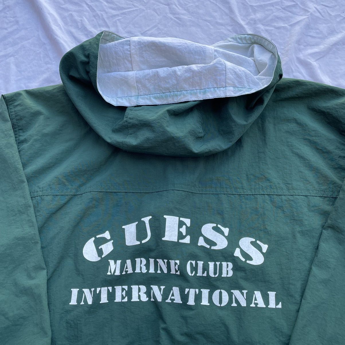 Guess Guess Marine Club Windbreaker Jacket Vintage 90’s Size US XL / EU 56 / 4 - 2 Thumbnail