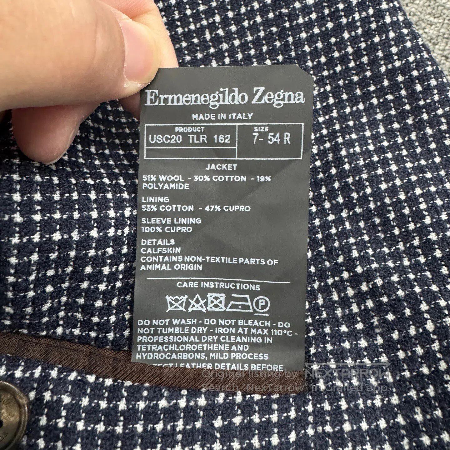 Ermenegildo Zegna #REF! Size 54R - 5 Thumbnail