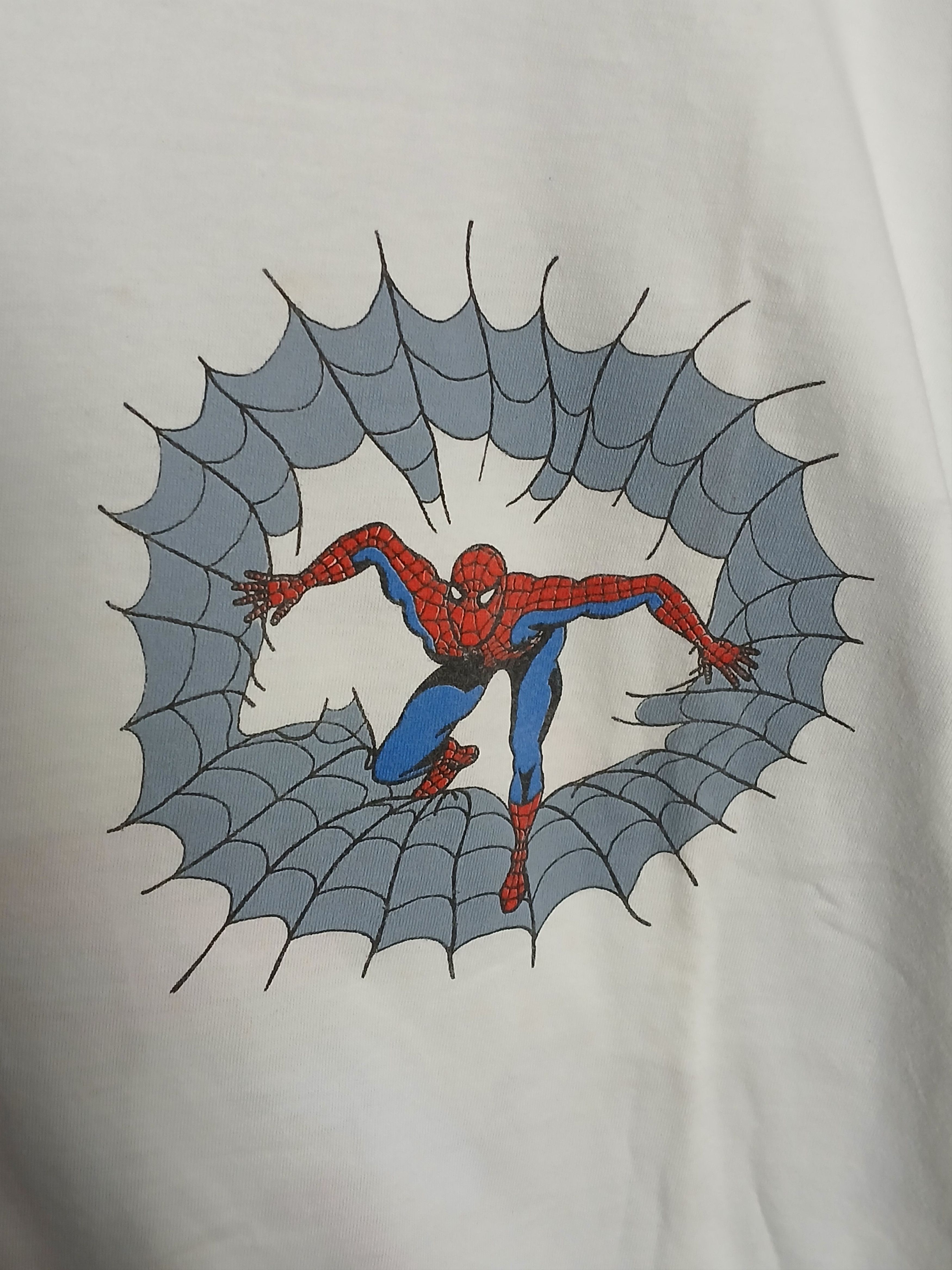 Marvel Comics Vintage 1990 Marvel Comics Spider-Man T-Shirt Size US XL / EU 56 / 4 - 4 Thumbnail