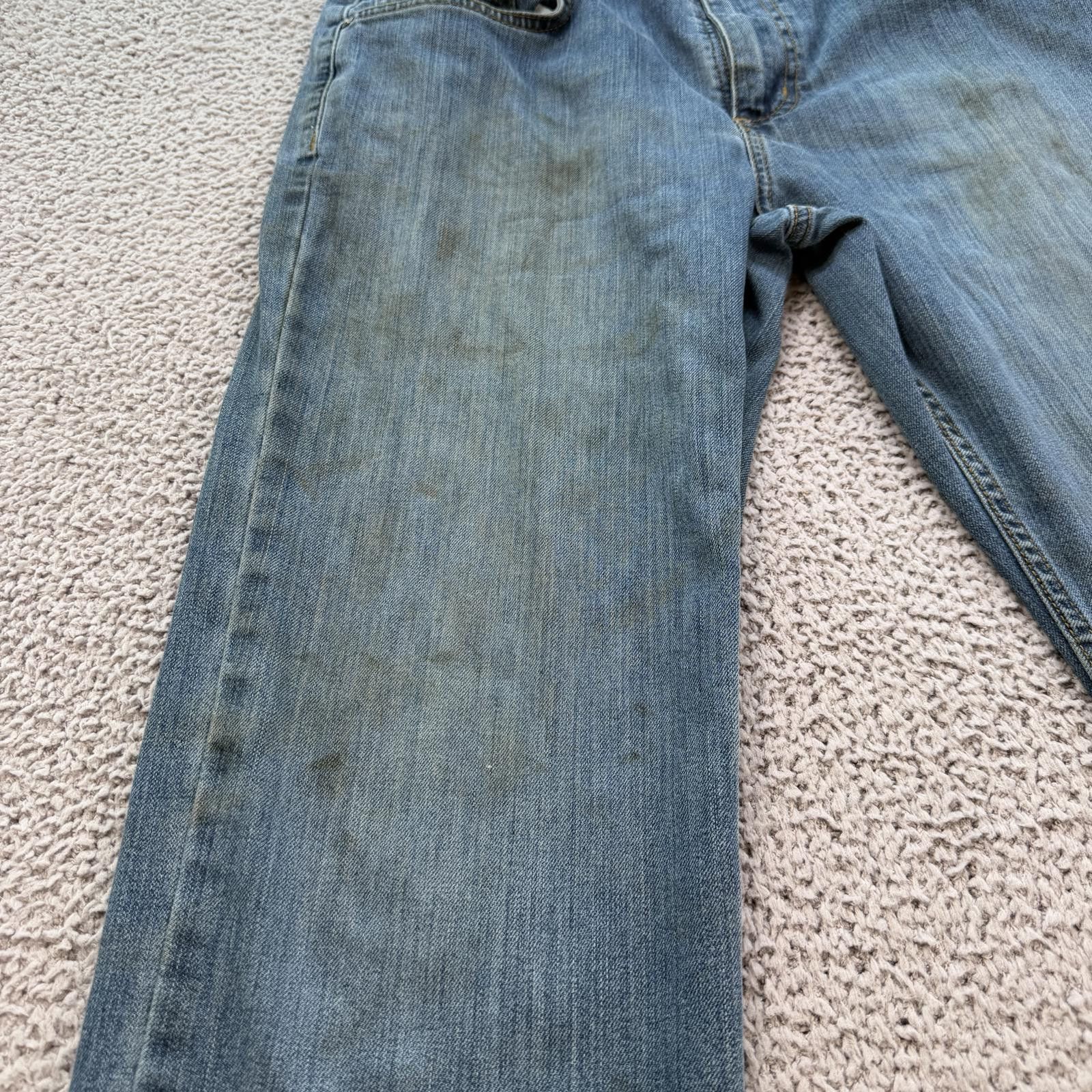 Carhartt Carhartt Men Relaxed Fit Jeans 32x30 Blue Denim Straight Leg Size US 32 / EU 48 - 7 Thumbnail
