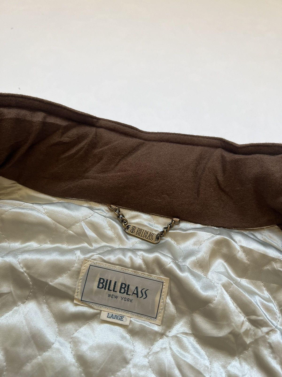 Bill Blass Bill Blass Wool Hair Bomber Jacket Size US L / EU 52-54 / 3 - 8 Thumbnail