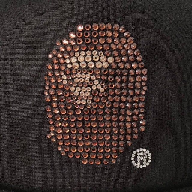 Bape × Nigo × Swarovski BAPE Swarovski APE HEAD LOGO Tracker Hat Cap a bathing ape Size ONE SIZE - 2 Thumbnail