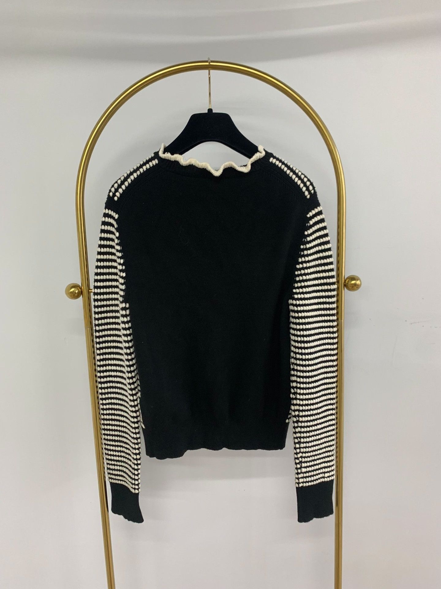 3.1phillip Lim Black White Knit Cardigan, Women's (Size S) — image 3 of 6