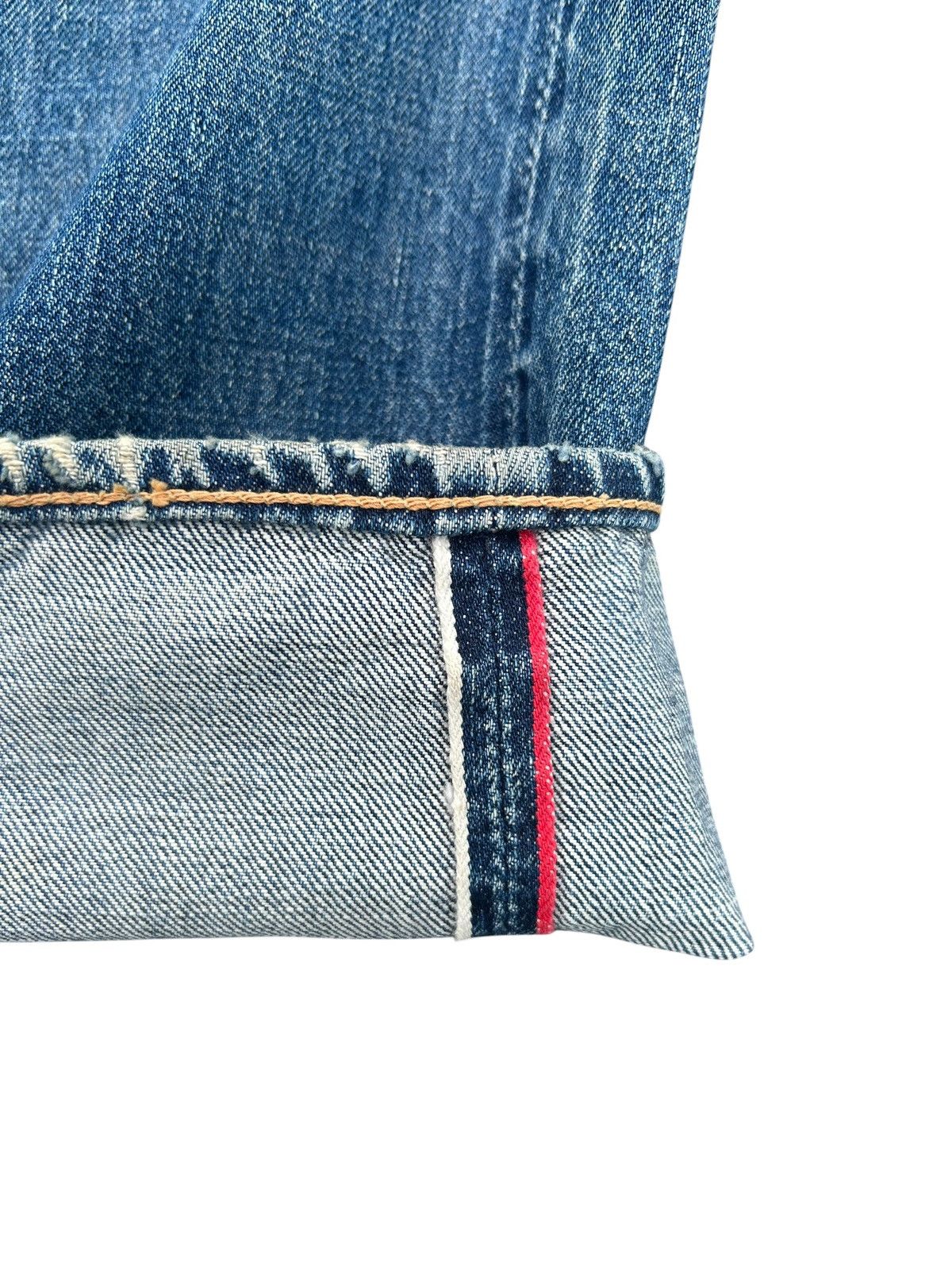 Kapital Thrashed Vintage Evisu Selvedge Denim Jeans Size US 28 / EU 44 - 3 Thumbnail