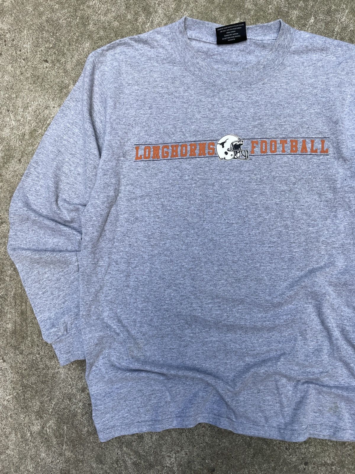 Salem Sportswear × Vintage Vintage NCAA UT Texas Longhorns Long Sleeve T Shirt Size US M / EU 48-50 / 2 - 1 Preview