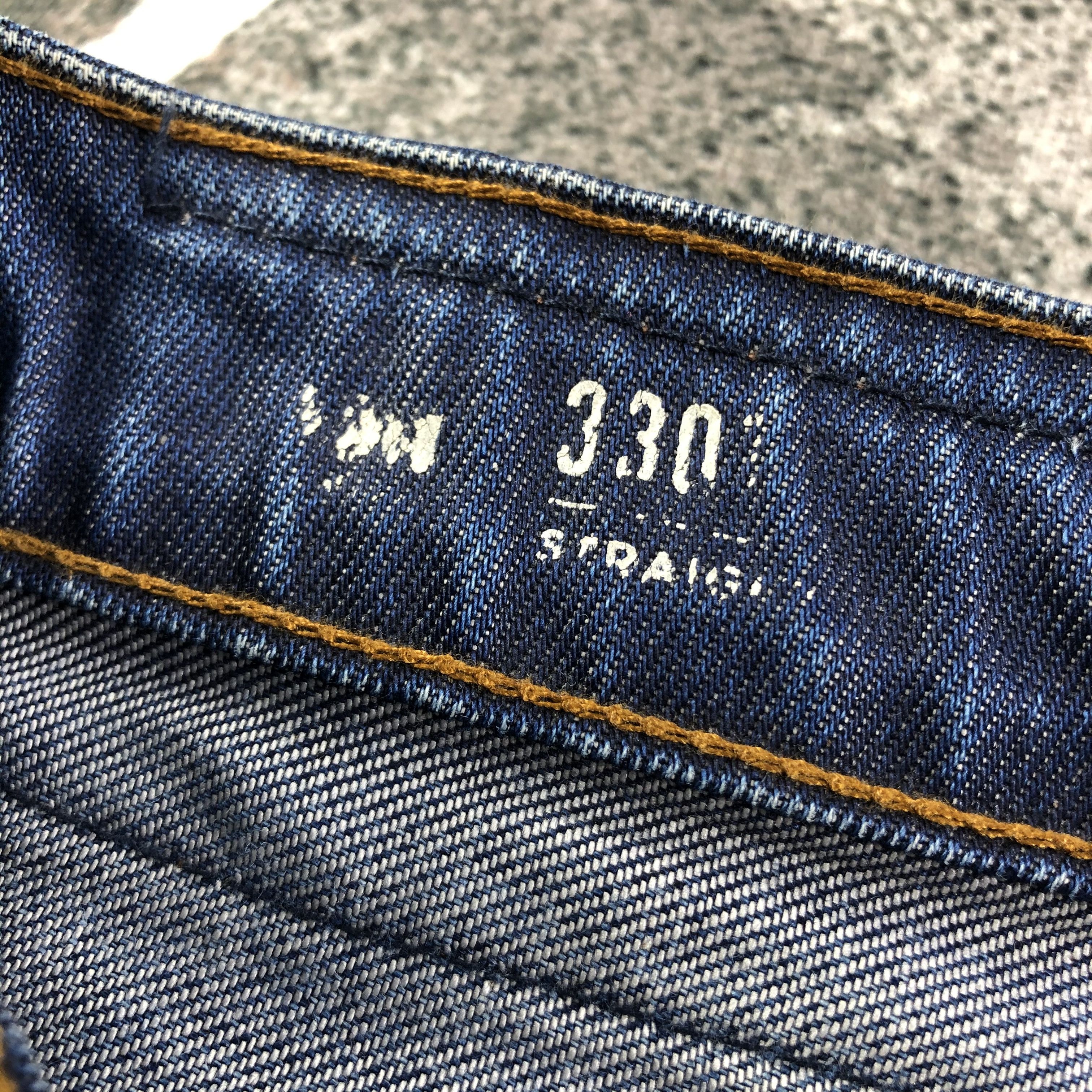 G-Star G Star Raw Jeans Faded Blue Distressed Denim KJ1506 Size US 29 - 11 Thumbnail