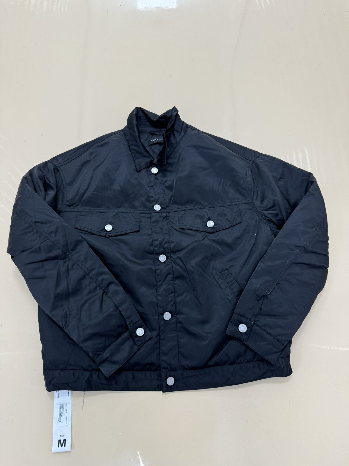 Purple Brand Purple Padded Trucker Jacket Size US M / EU 48-50 / 2 - 1 Thumbnail