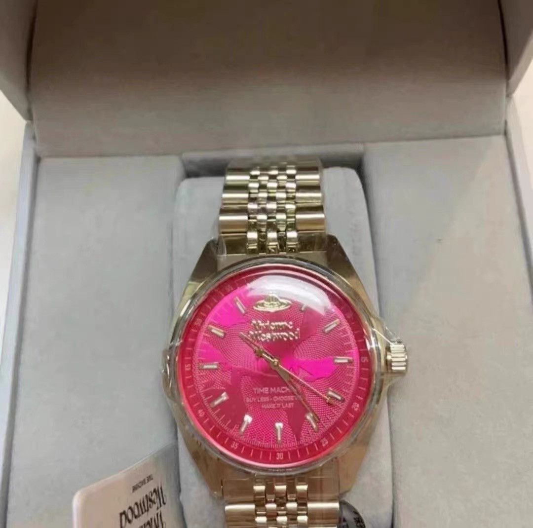 Vivienne Westwood Vivienne Westwood Pink Dial Watch K28 Size ONE SIZE - 1 Thumbnail