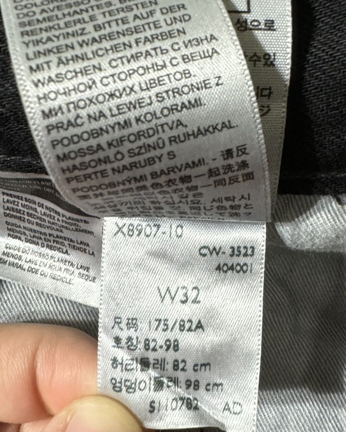 DENIM TEARS Denim Tears Levis 501 Cotton Wreath Denim Jean Black 32 Size US 32 / EU 48 - 8 Thumbnail