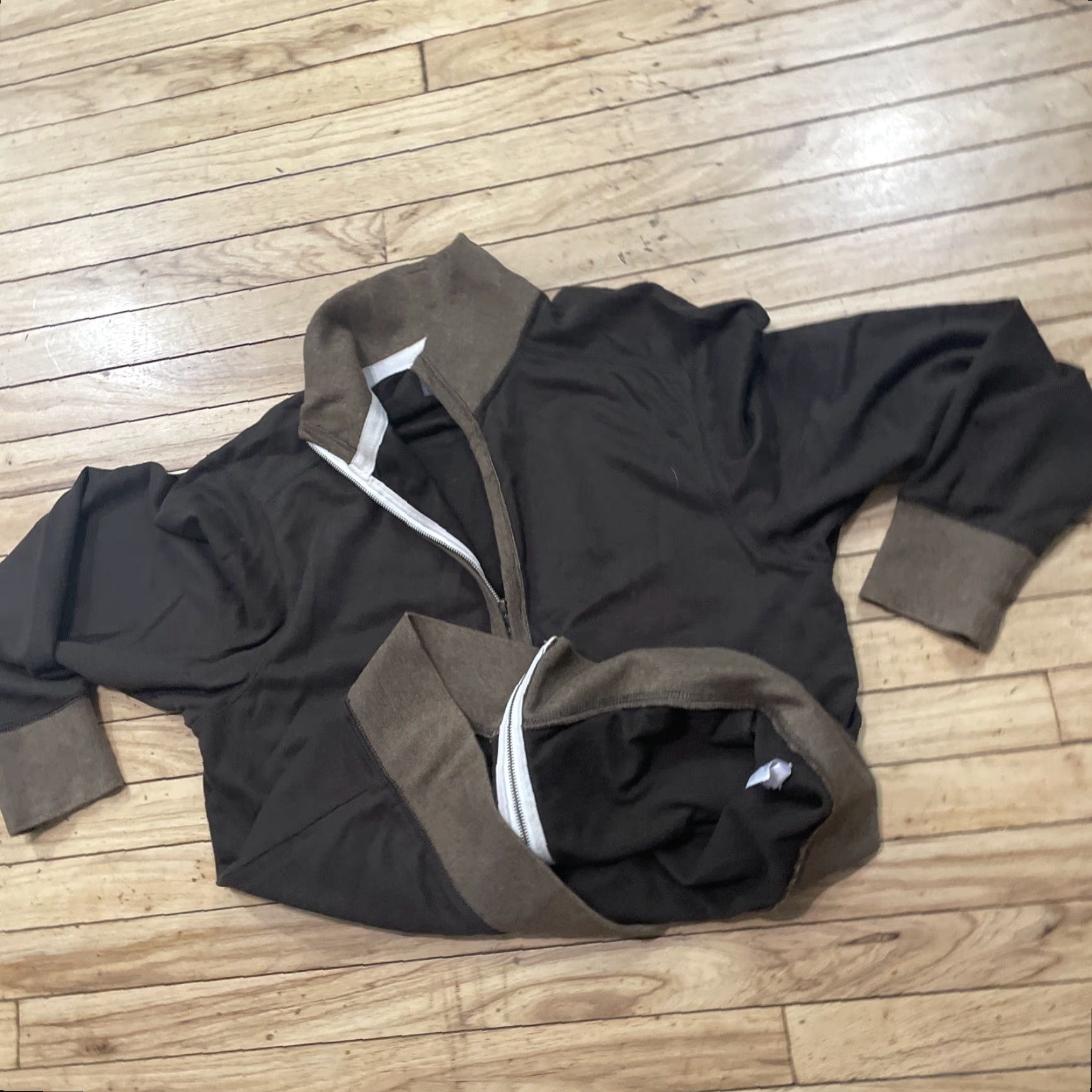 Old Navy VINTAGE Old Navy Full Zip Jacket Mens XL Brown Western Knit Coat Midweight XL Size US XL / EU 56 / 4 - 3 Thumbnail