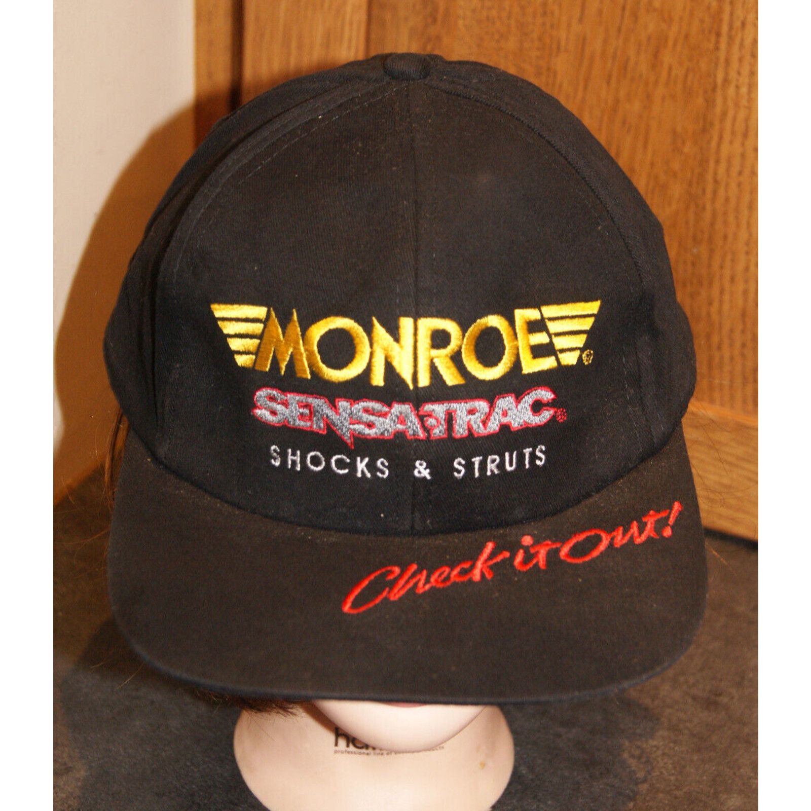 Other Rare VTG MONROE Sensa Trac Shocks And Struts Hat Adjust Car Size ONE SIZE - 1 Thumbnail