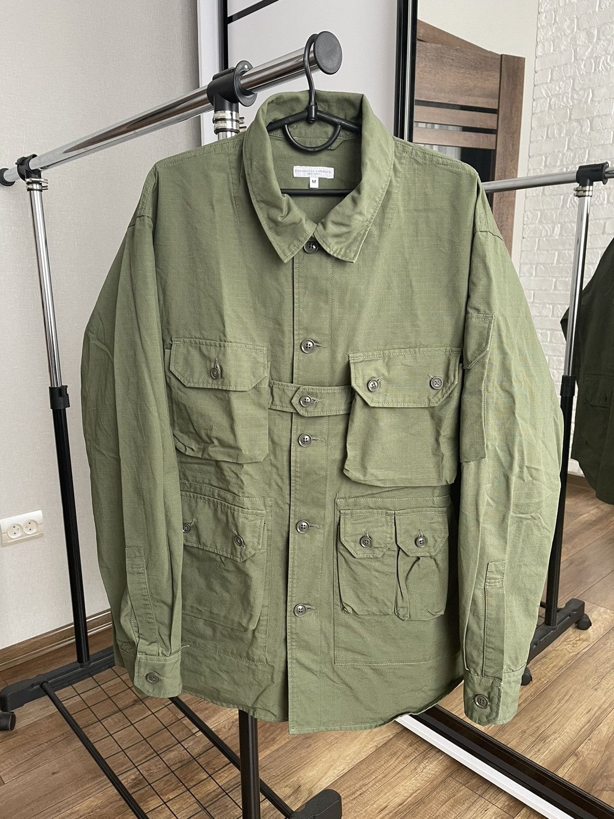 Engineered Garments Engineered Garments Explorer Shirt Jacket Multipocket  USA | Grailed