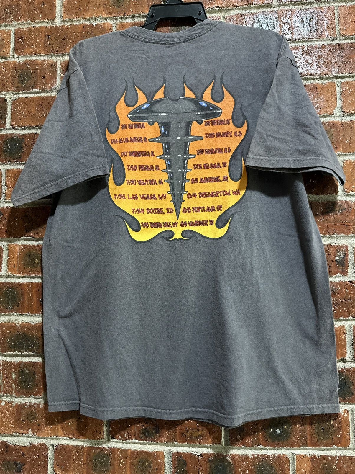 Band Tees Thrashed Vintage The Offsping Sun Faded Tee Size US L / EU 52-54 / 3 - 10 Thumbnail