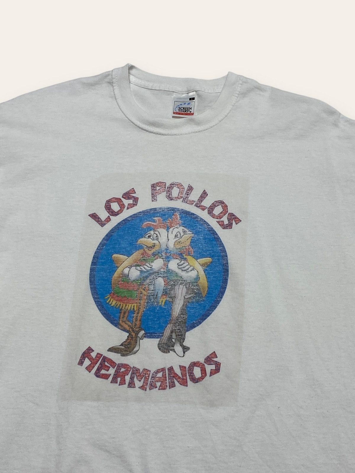 Vintage Vintage BREAKING BAD Los Pollos Tee Shirt Size US M / EU 48-50 / 2 - 2 Thumbnail