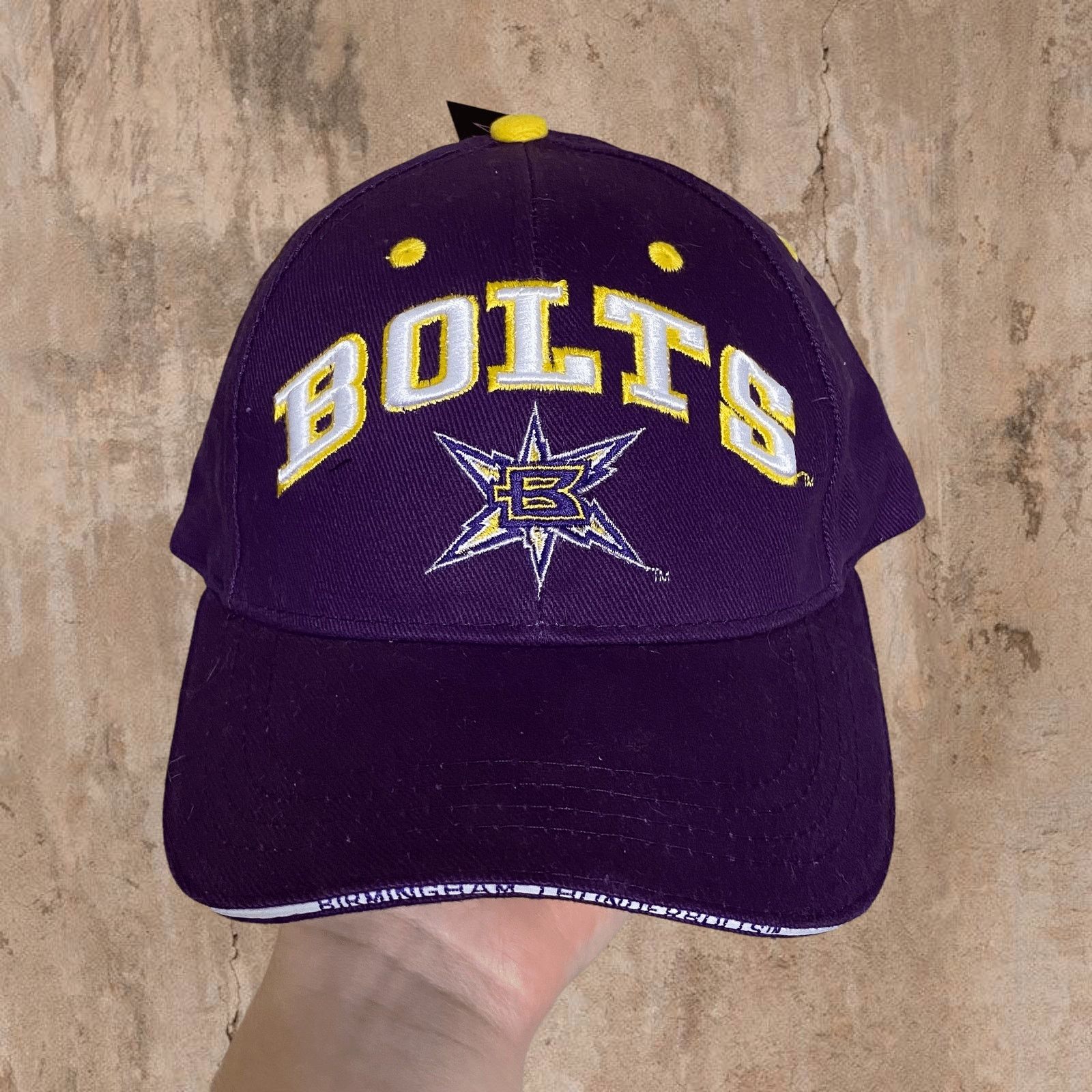 Vintage Vintage Y2K Birmingham Bolts XFL Hat OSFA Adjustable NWT Size ONE SIZE - 1 Thumbnail