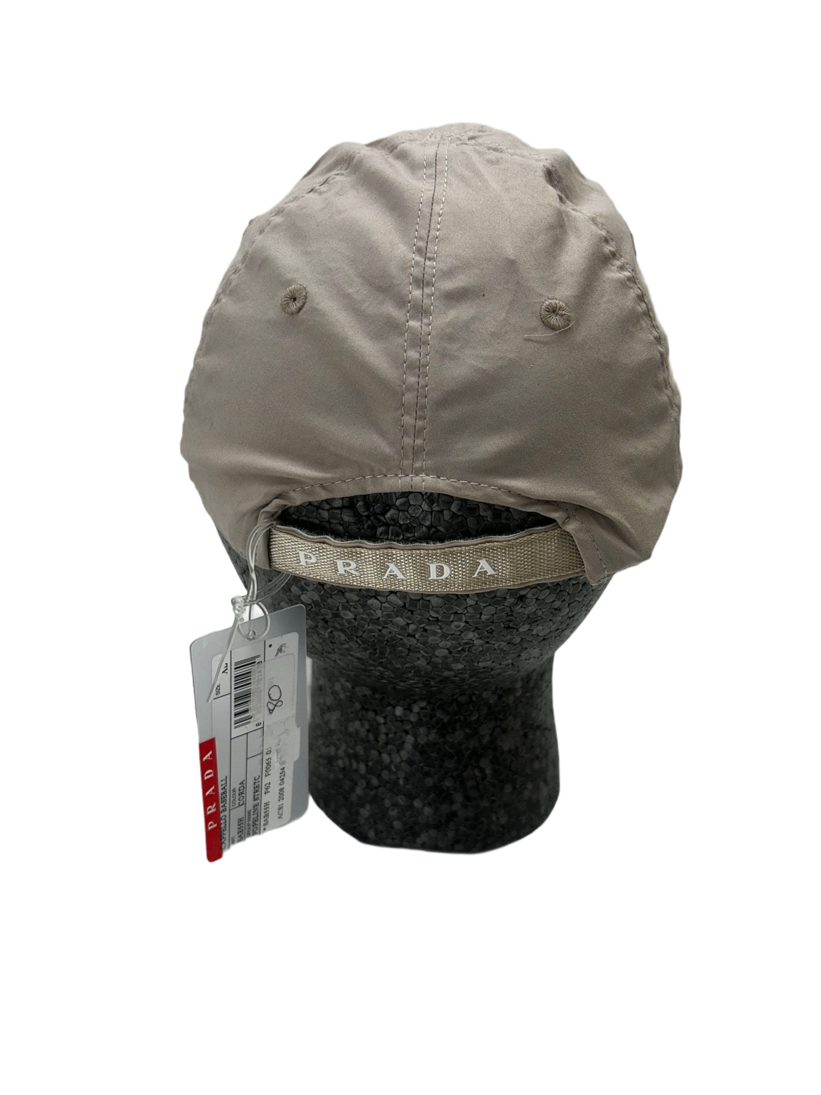Prada Prada Linea Rossa Sand Baseball Cap Size 36 - 4 Thumbnail