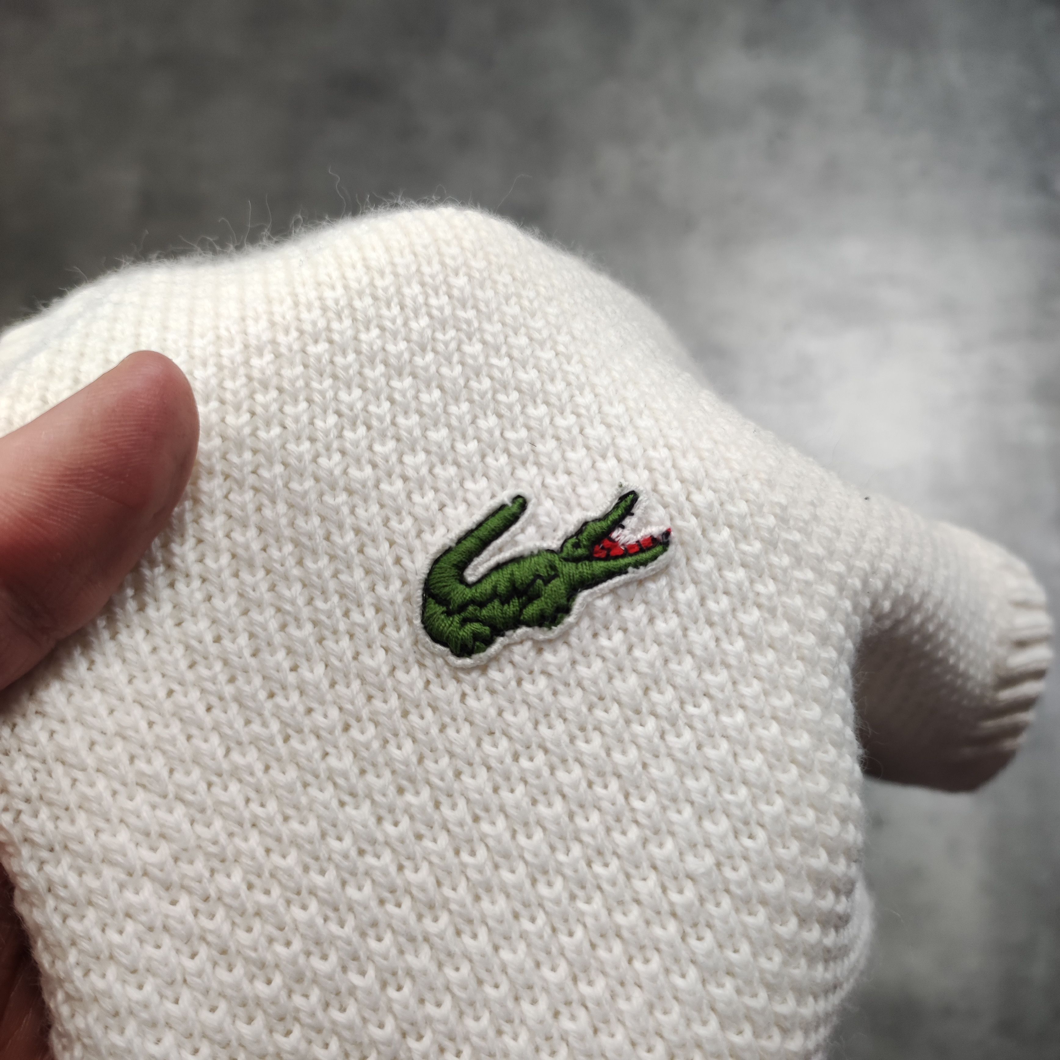 Lacoste × Vintage RARE Vintage 80s Lacoste France Logo Knited Sweater Vest Size US XL / EU 56 / 4 - 5 Thumbnail