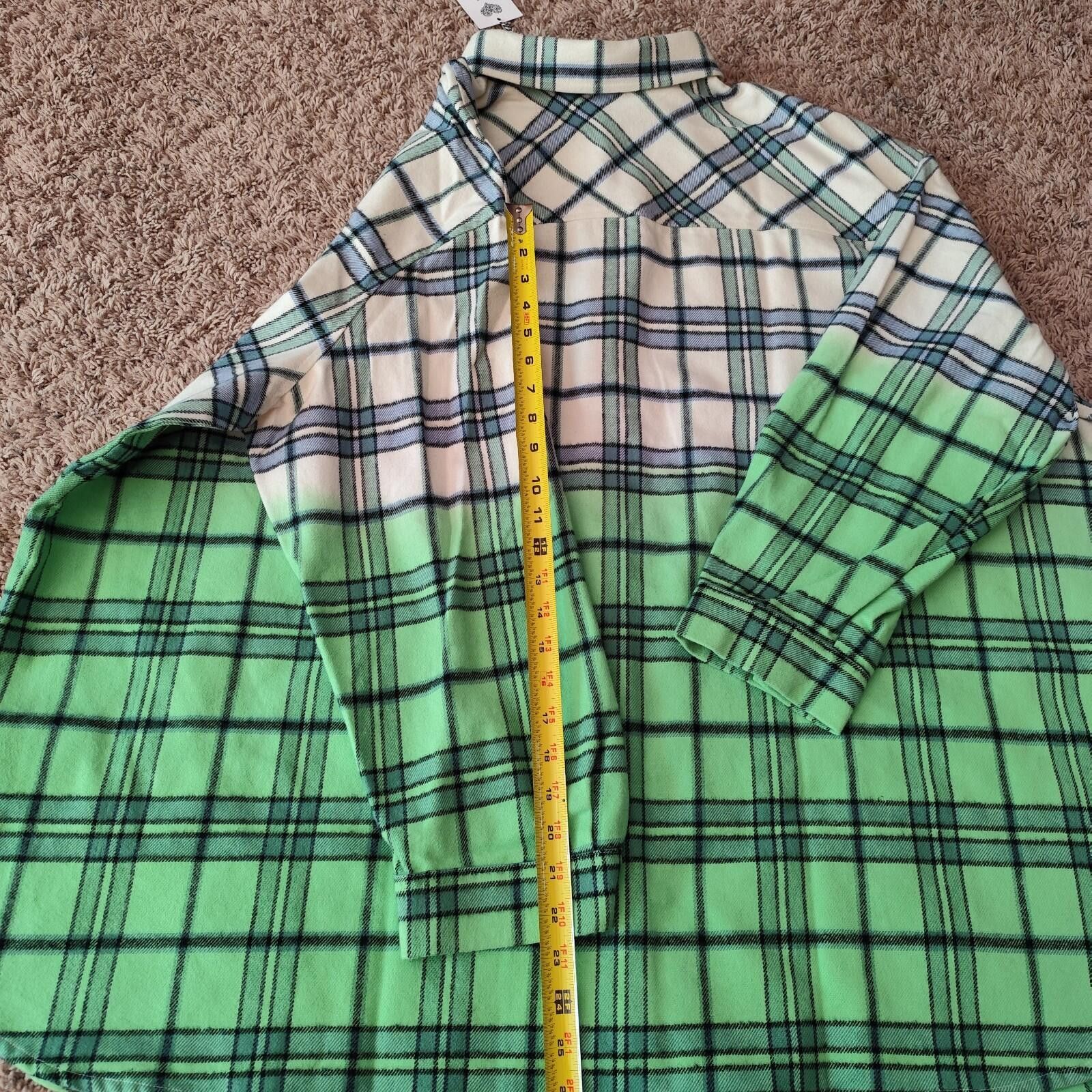 Other Studio Untold Women's Oversized Flannel Button Size 28/30 Size 4XL / US 24-26 - 10 Thumbnail