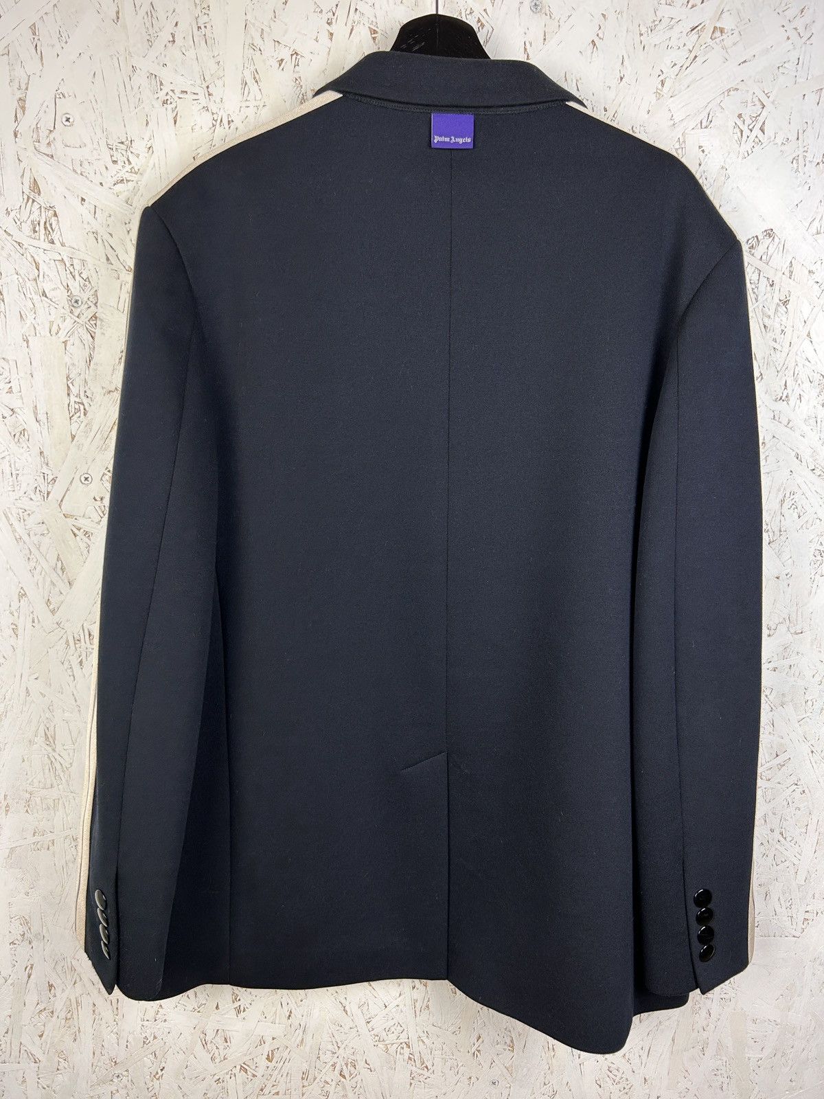 Palm Angels Palm Angels Milano Single Breasted Side Stripe Blazer Size US L / EU 52-54 / 3 - 6 Thumbnail