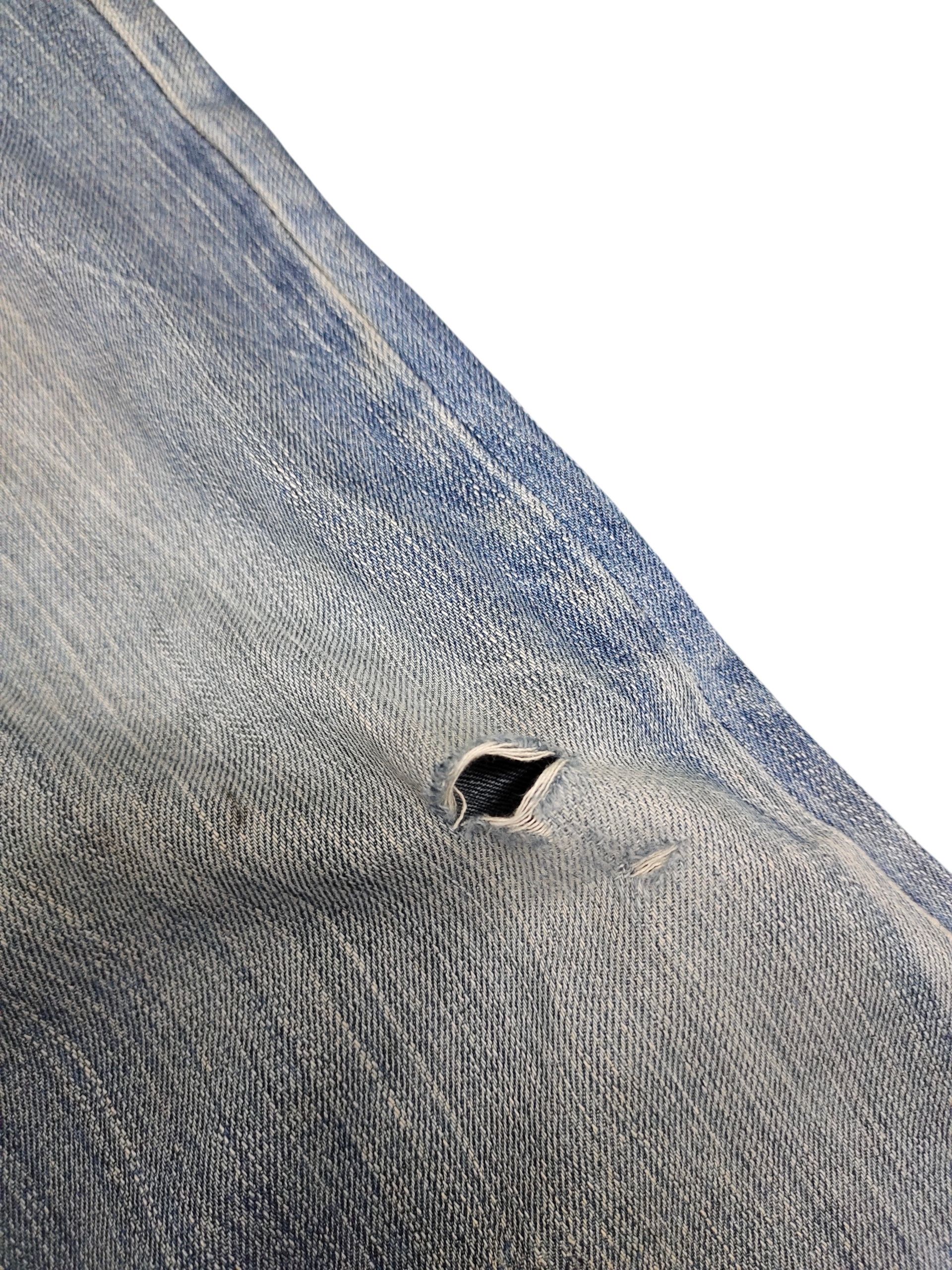 Comme des Garcons × Undercover Japanese Brand Zipper Pocket Clawmark Distress Denim Jeans Size US 34 / EU 50 - 13 Thumbnail