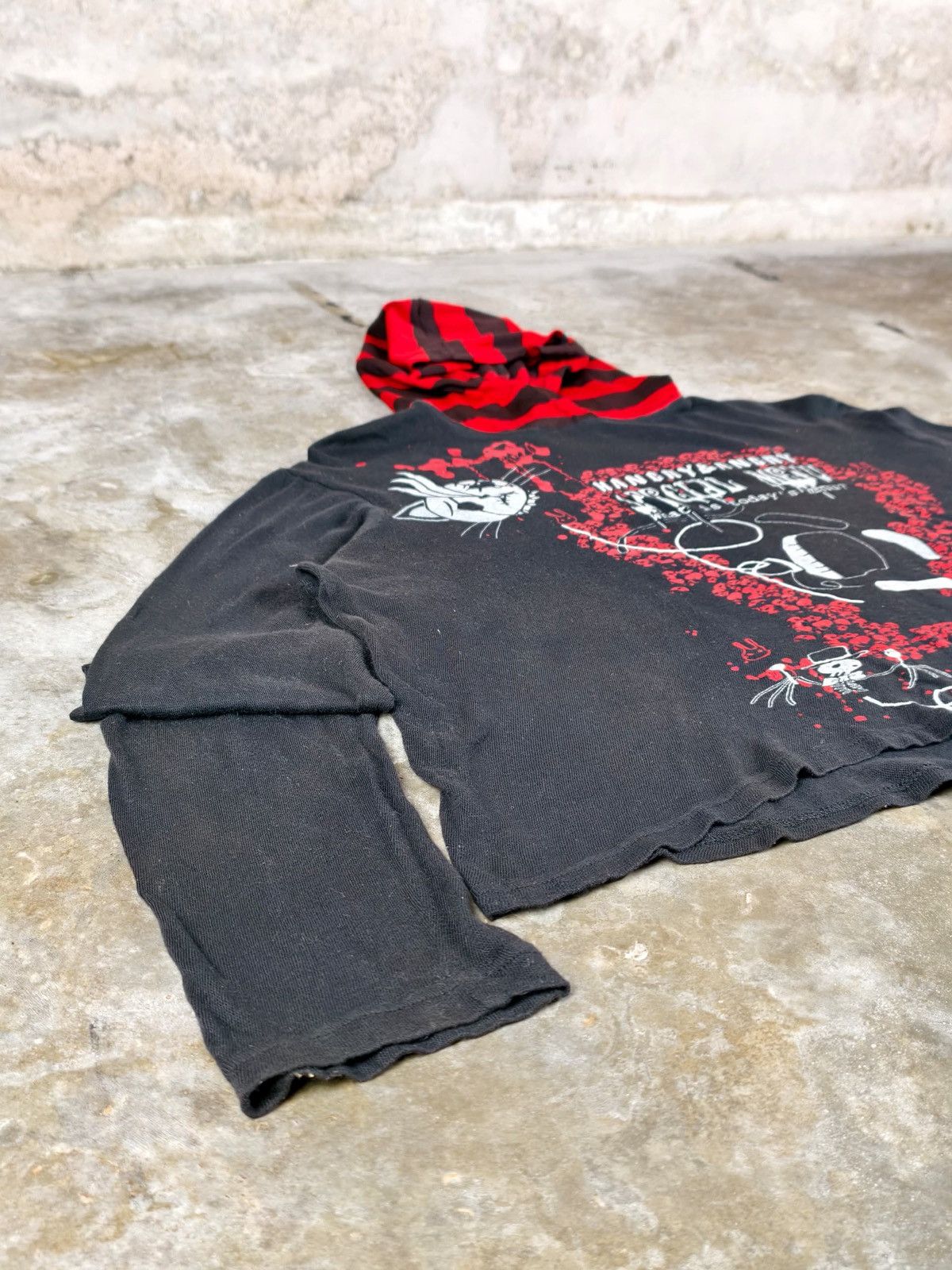 Japanese Brand Rare Design Japanese Hancry & Angry Hoodie Size US S / EU 44-46 / 1 - 9 Thumbnail
