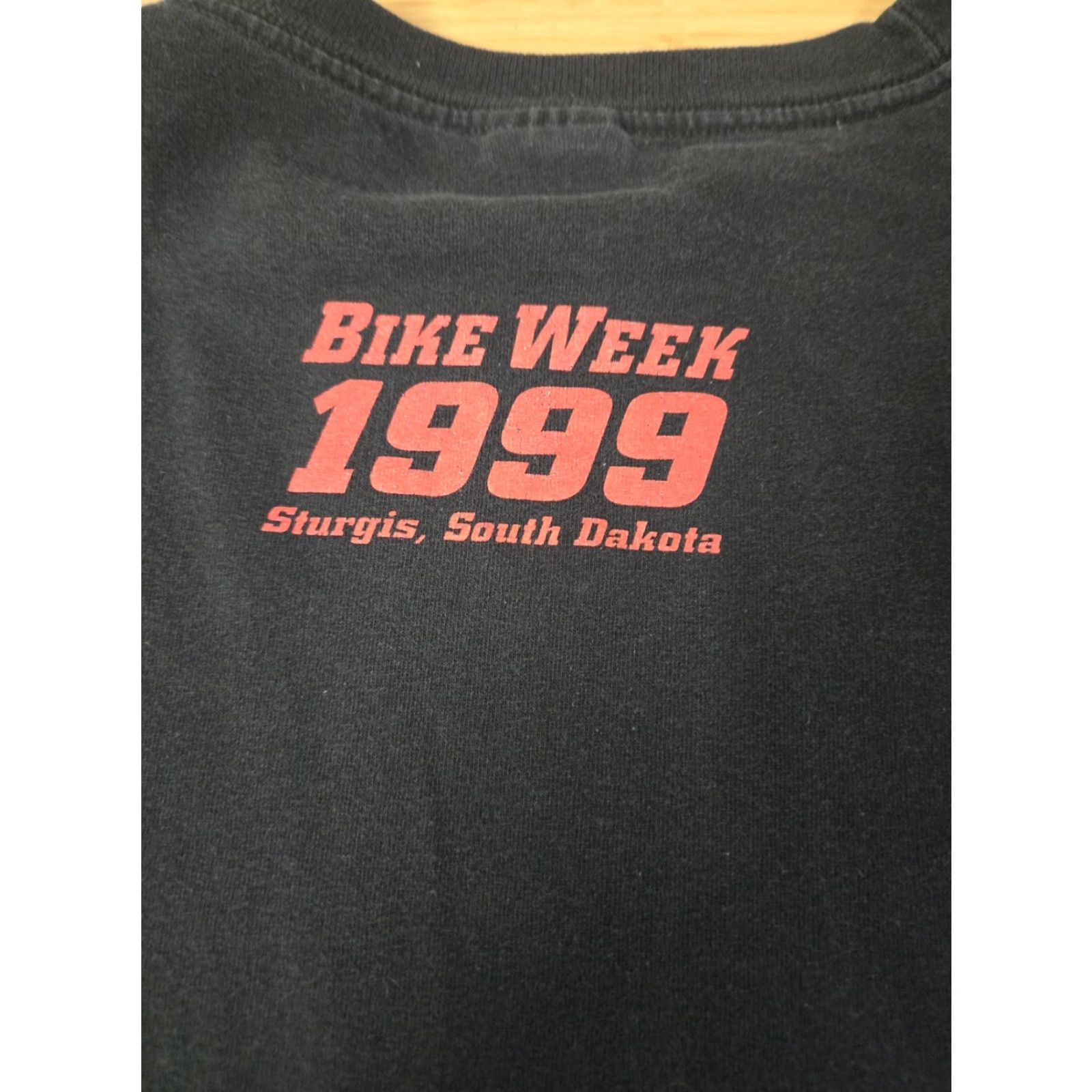 Vintage VINTAGE Jim Beam Shirt Tee Mens 2XL Black 1999 Bike Week Sturgis Biker 90s Size US XXL / EU 58 / 5 - 5 Thumbnail