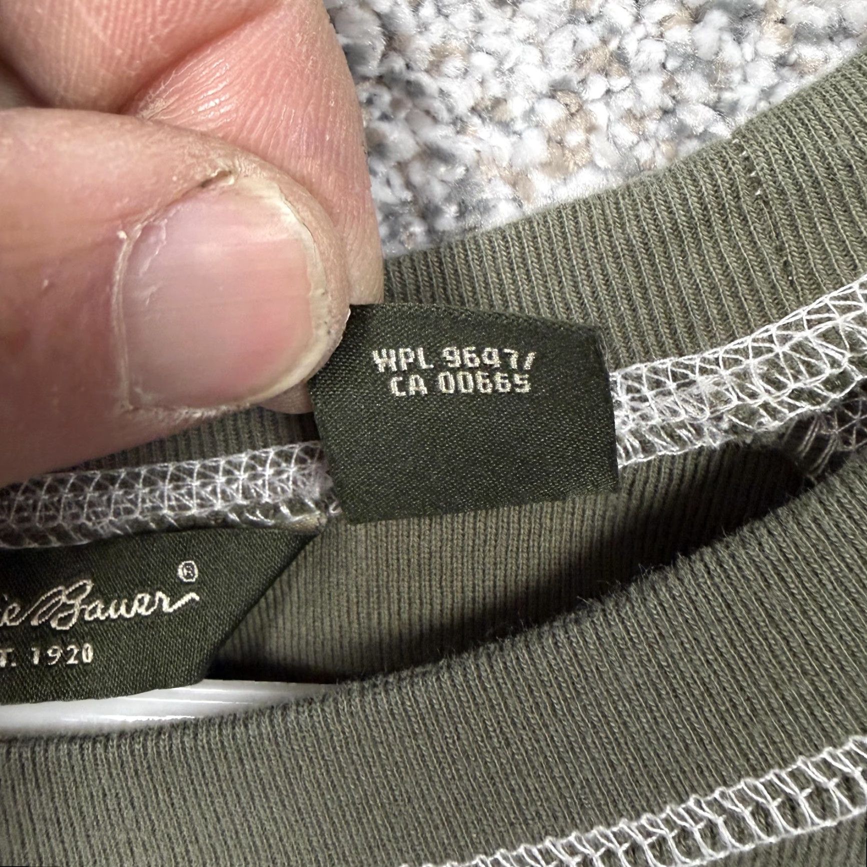 Eddie Bauer Eddie Bauer Sweatshirt Mens 2XL Green Raglan Crewneck Contrast Stitch Gorpcore Shirt Mens 2XL Green Raglan Crewneck Contrast Stitch Size US XXL / EU 58 / 5 - 6 Thumbnail