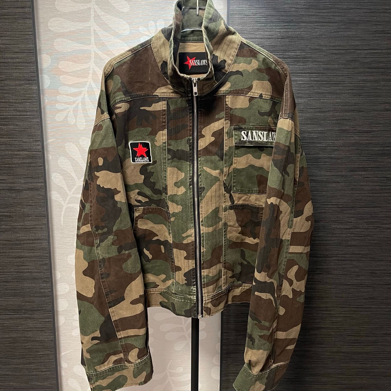 Japanese Brand Camouflage American Flag Military Denim Jacket Size US M / EU 48-50 / 2 - 3 Thumbnail