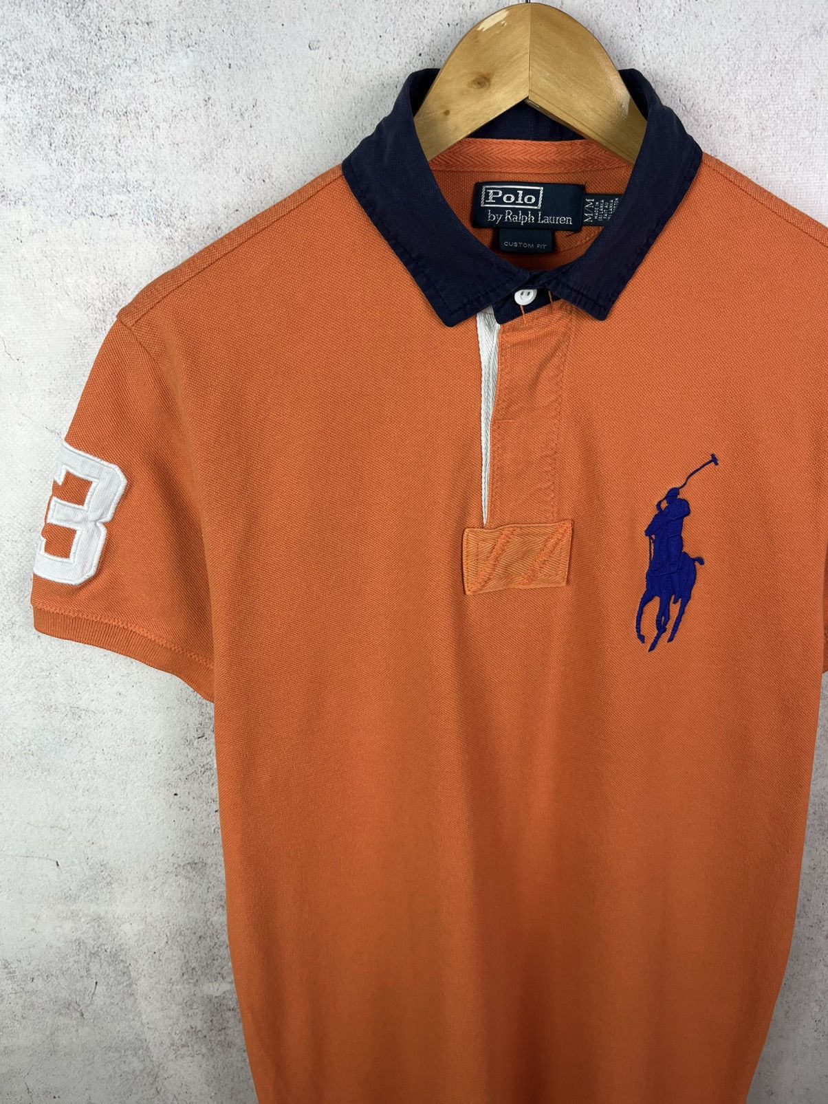 Polo Ralph Lauren Vintage Polo Ralph Lauren Big Pony Number 3 Polo T-shirt Y2K Size US M / EU 48-50 / 2 - 3 Thumbnail