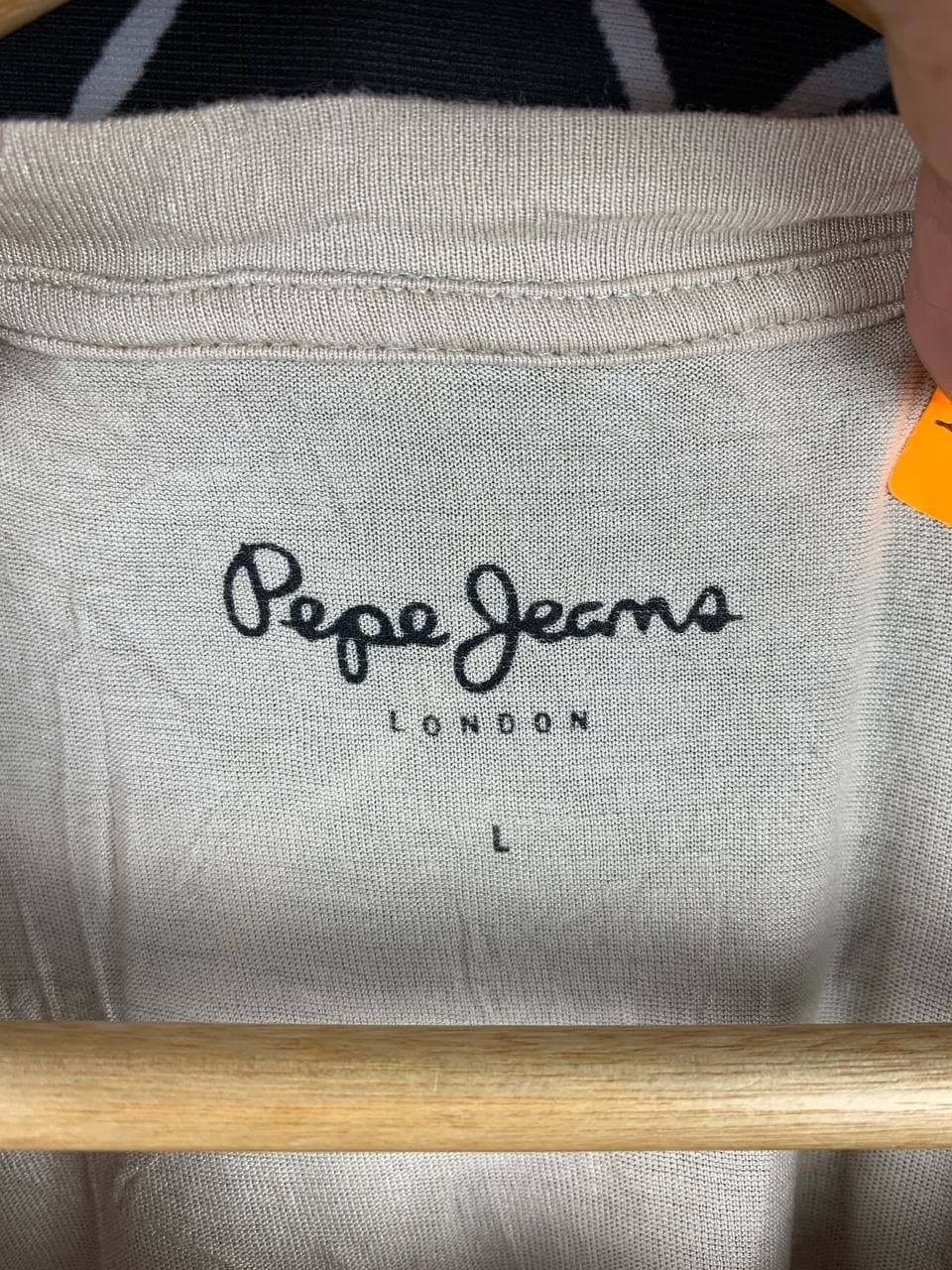 Pepe Jeans Pepe Jeans London Beige Kris Perforated Tee Size US L / EU 52-54 / 3 - 5 Thumbnail
