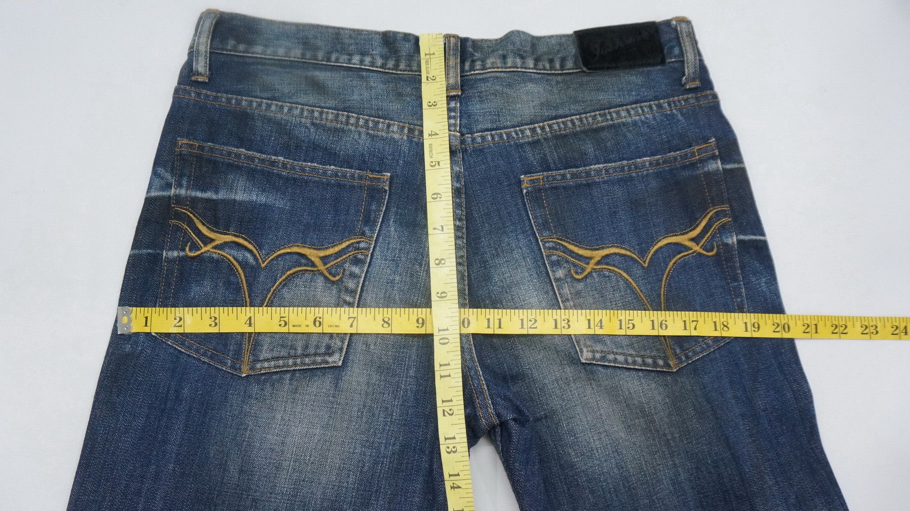 BUFFALO BOBS Dope 🔥 JACKROSE Flared Distressed Jeans Size US 33 - 15 Thumbnail