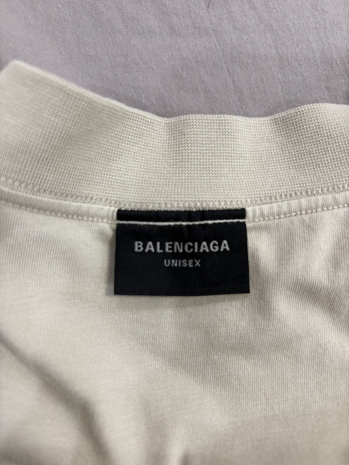 Balenciaga Inside Out Distressed Reversed Potienlical Logo T-shirt Size US M / EU 48-50 / 2 - 4 Thumbnail