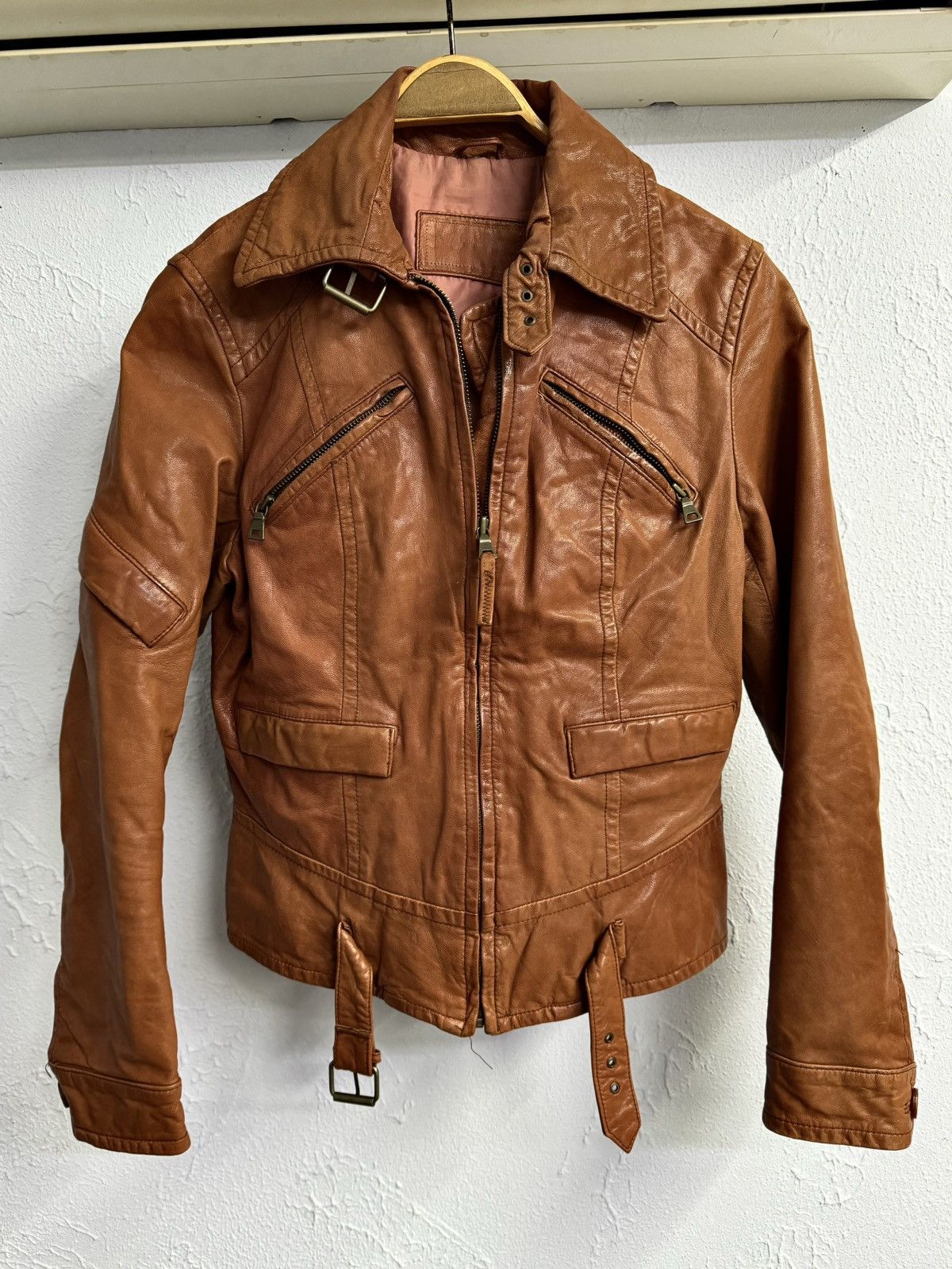 Junya Watanabe Vintage Real Leather Multi-pocket Bandage Jacket Size US M / EU 48-50 / 2 - 1 Thumbnail