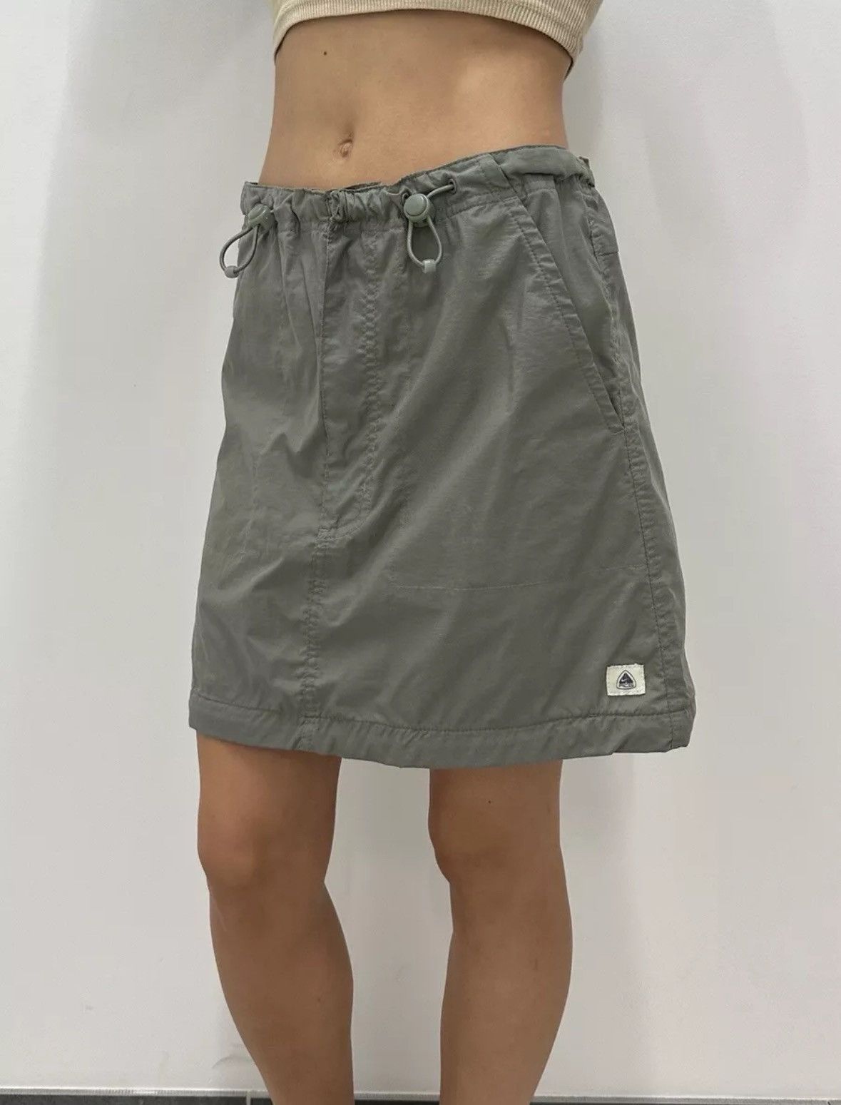 Nike × Nike ACG Nike ACG Nylon Mini Skirt Green A-line Khaki Size S Size 28" / US 6 / IT 42 - 3 Thumbnail
