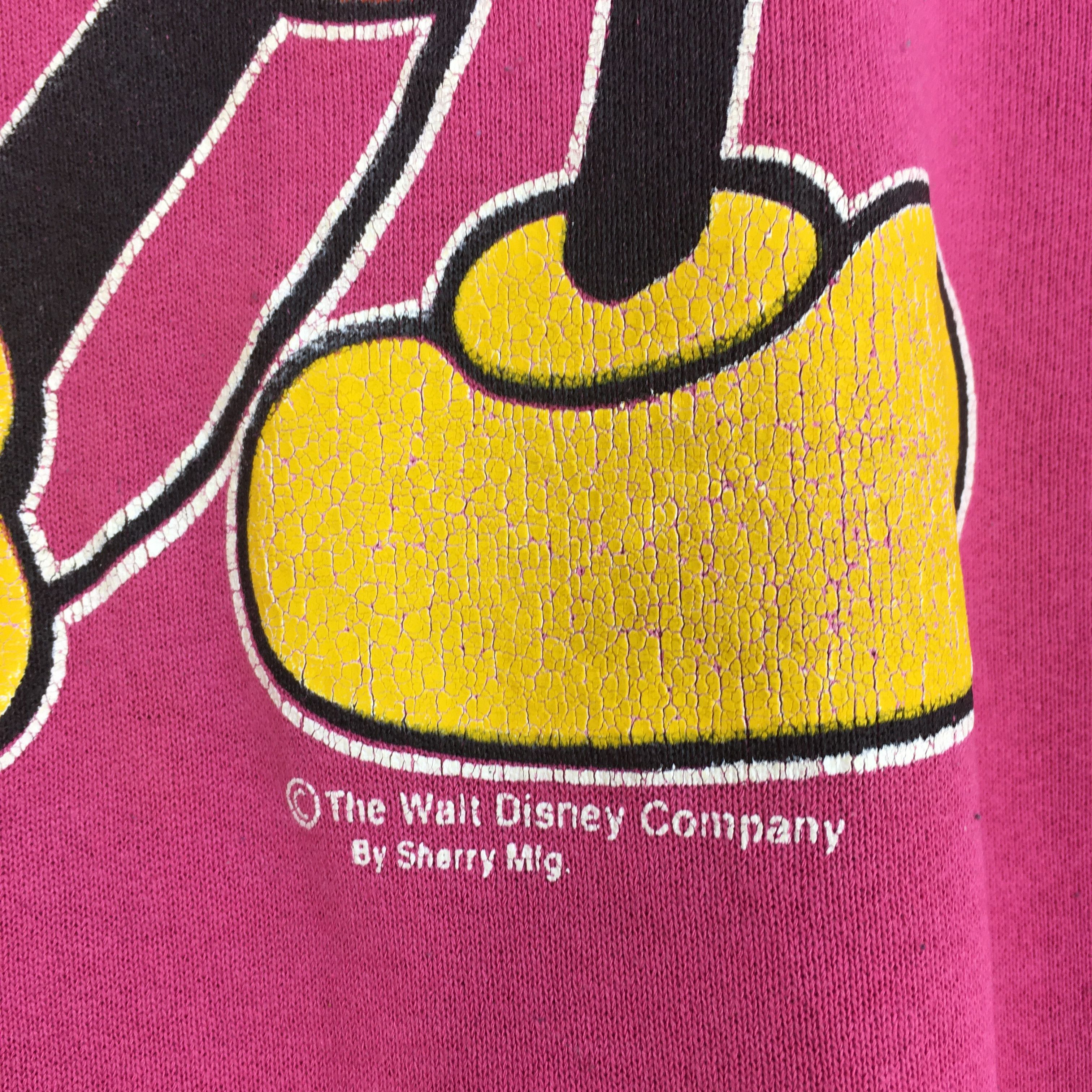 Disney × Vintage Vintage 90s Mickey Mouse Indiana Sweatshirts Large Size US L / EU 52-54 / 3 - 3 Thumbnail