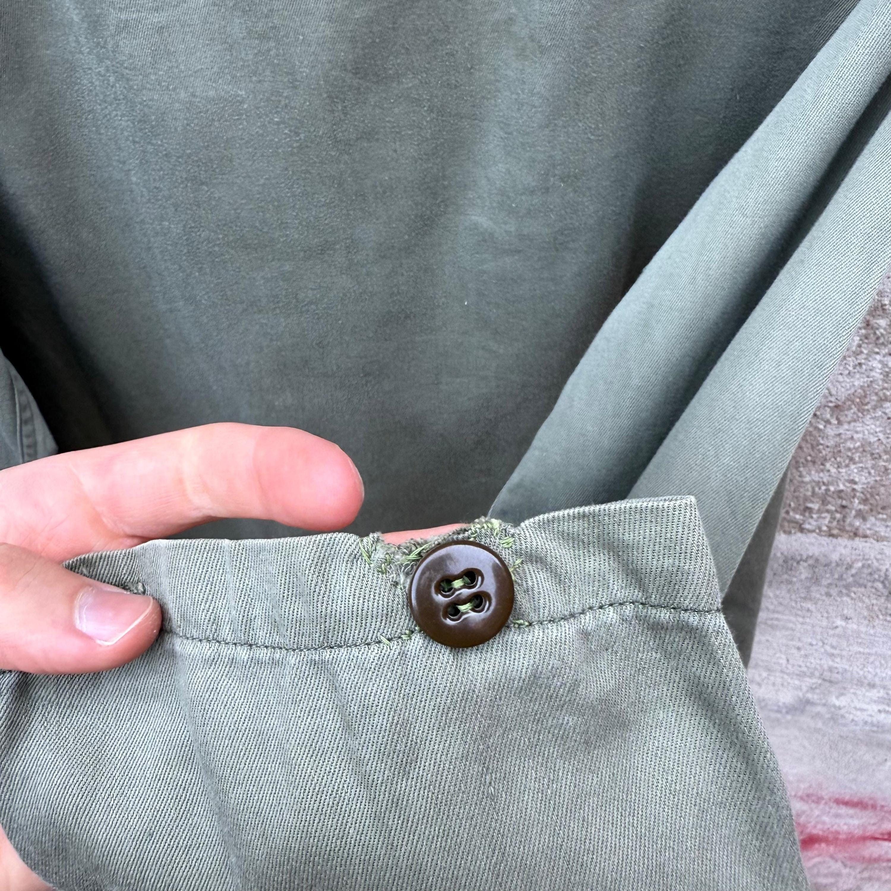 Vintage 50's USMC Women's P47 Style Cotton Chore Jacket Size M / US 6-8 / IT 42-44 - 6 Thumbnail