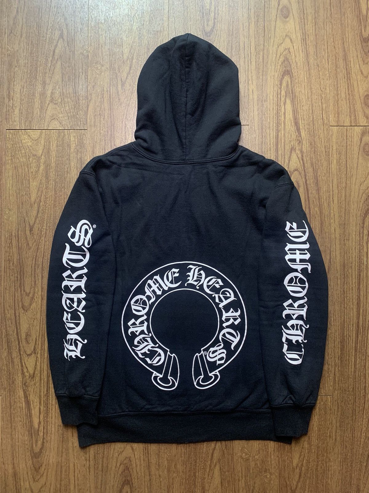 Chrome Hearts Chrome Hearts Horseshoe Logo Thermal Zip Hoodie Size US M / EU 48-50 / 2 - 3 Thumbnail