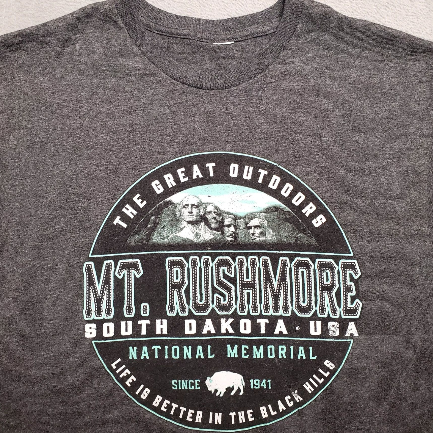 Vintage Mount Rushmore Shirt Mens Small Gray Crewneck USA South Dakota National Memorial Shirt Size US S / EU 44-46 / 1 - 2 Thumbnail