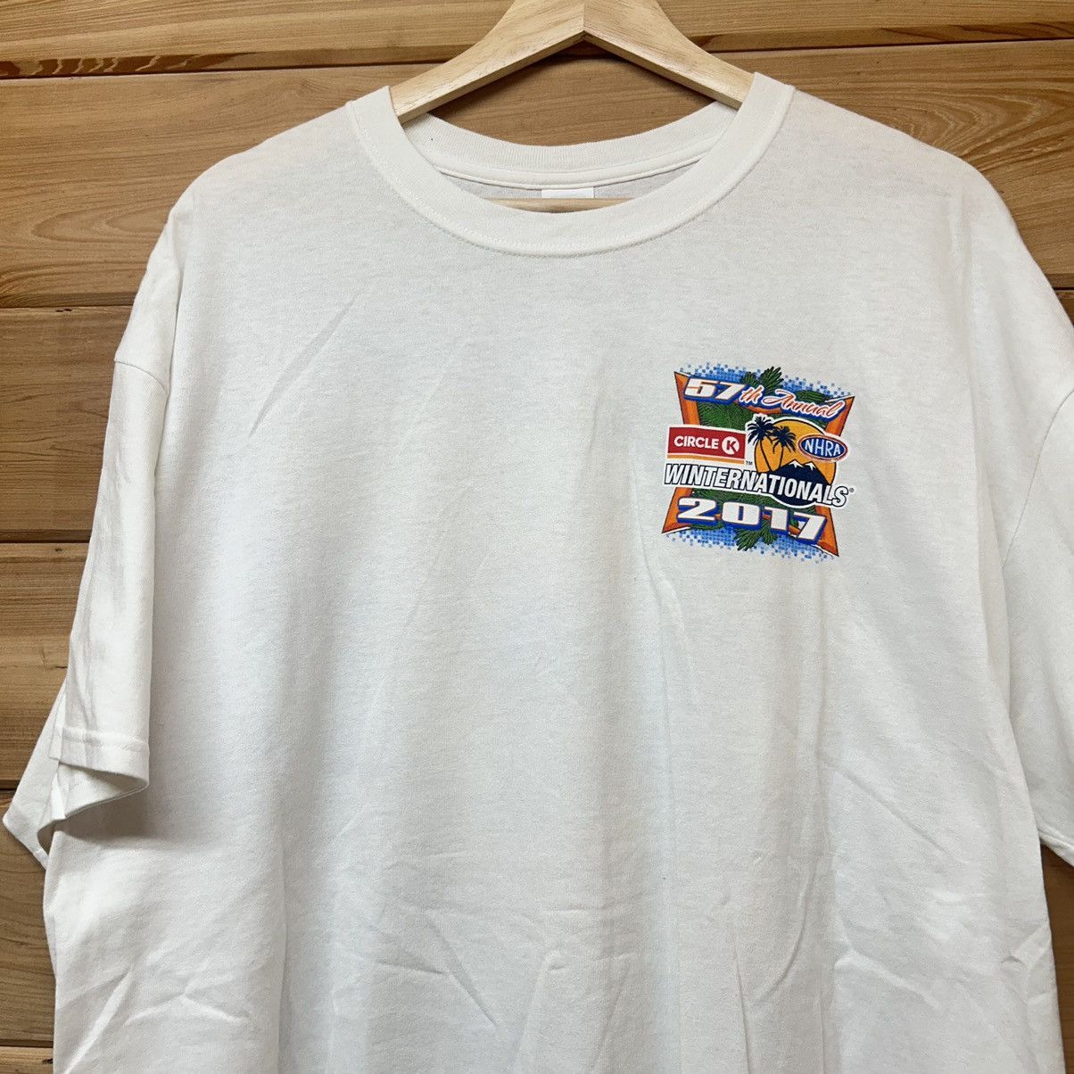 NASCAR Vintage Y2K 2000s NHRA Drag Racing Big Print T Shirt Size US XL / EU 56 / 4 - 3 Thumbnail