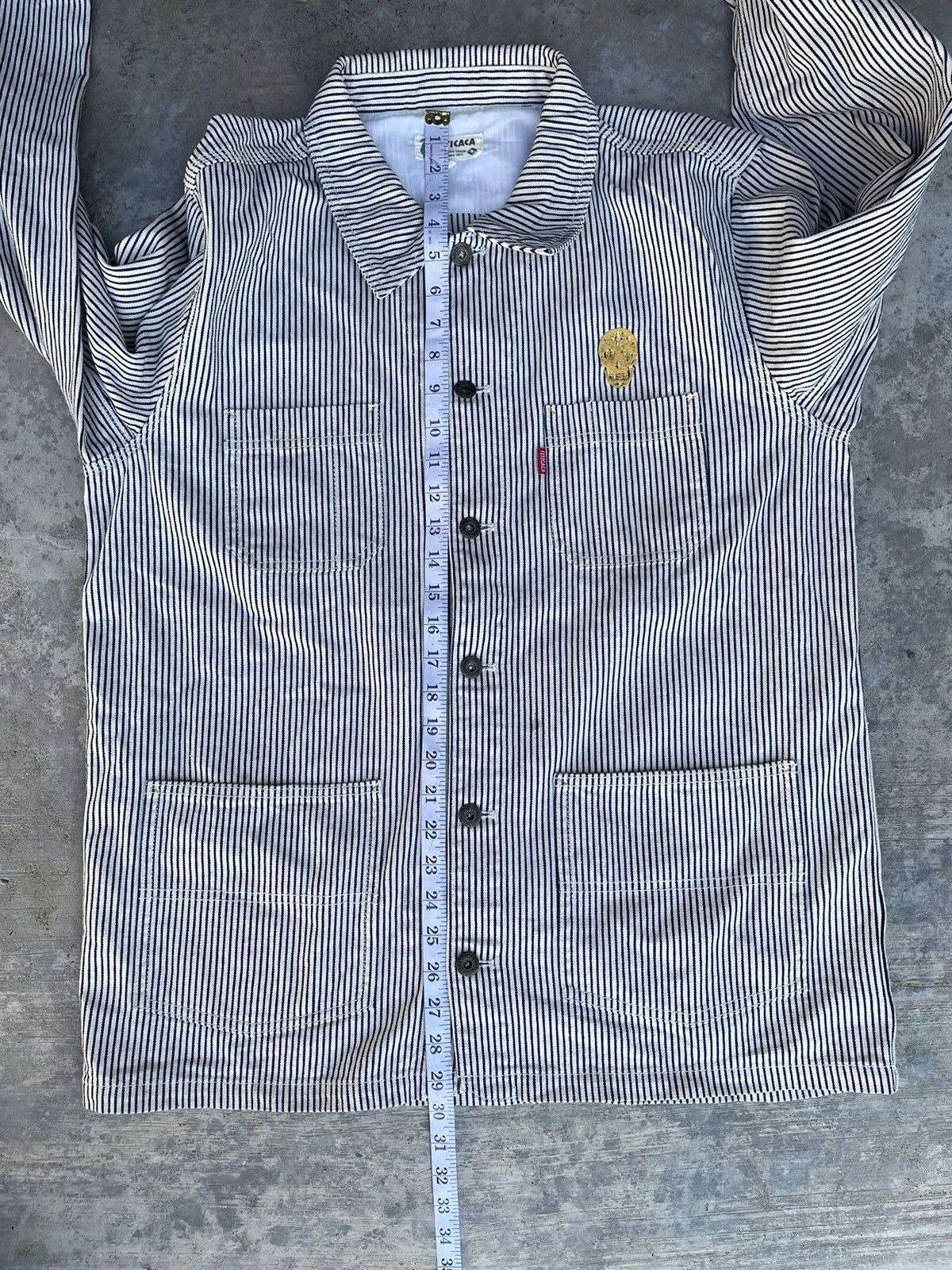 Carhartt Vintage Style Titicaca Hickory Stripes Workers Size US L / EU 52-54 / 3 - 22 Thumbnail