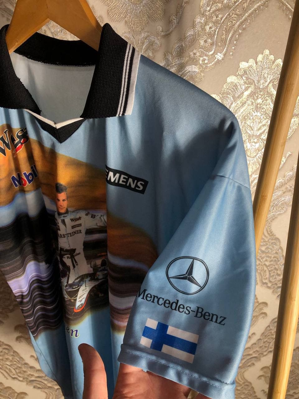Formula 1 VERY RARE MERCEDES BENZ KIMI RAIKKONEN RACING T-SHIRT NASCAR Size US S / EU 44-46 / 1 - 5 Thumbnail