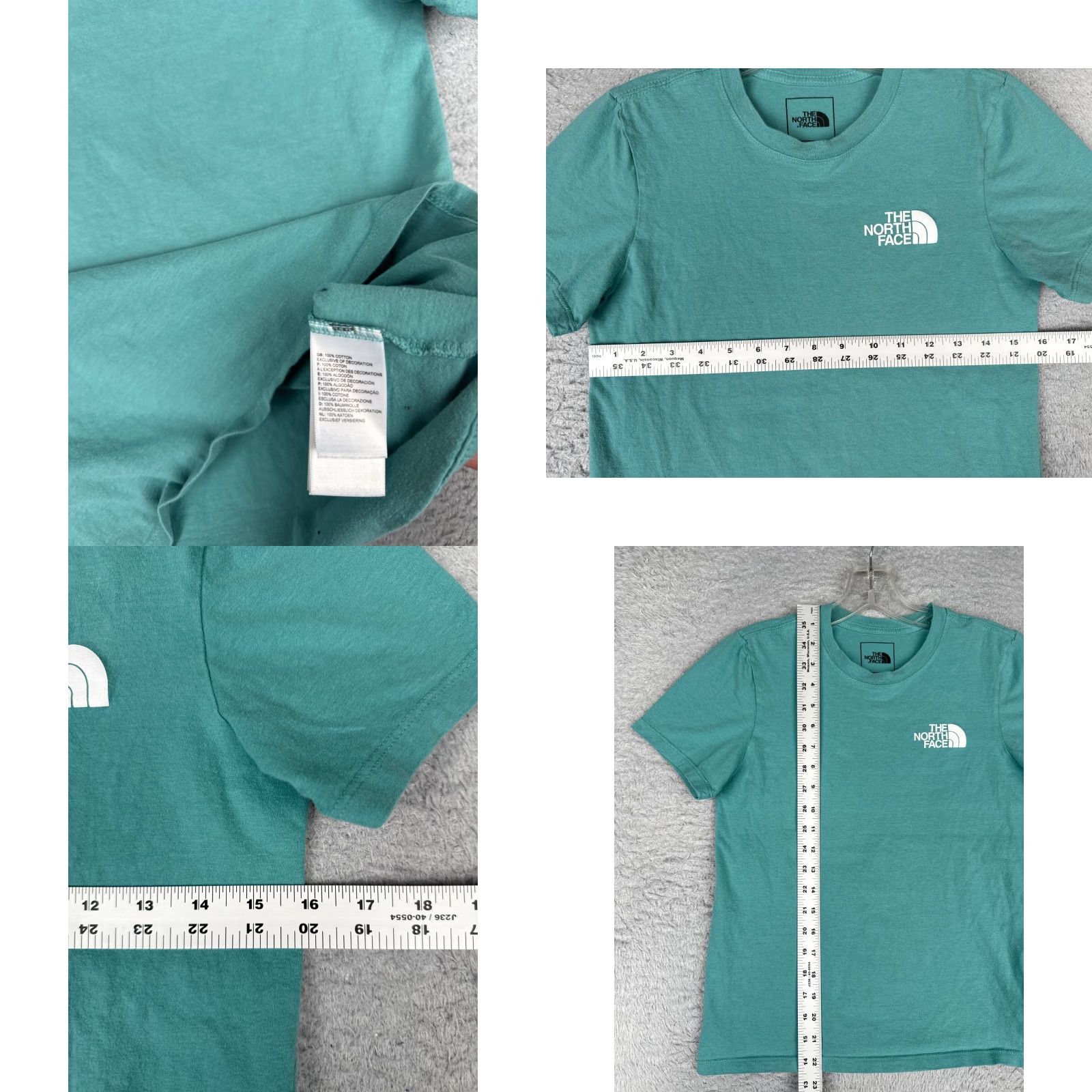 The North Face The North Face Shirt Women XS Blue Crew Neck 100% Cotton Short Sleeve T-Shirt Casual Classic Outdoor Womens Size XS / US 0-2 / IT 36-38 - 8 Thumbnail