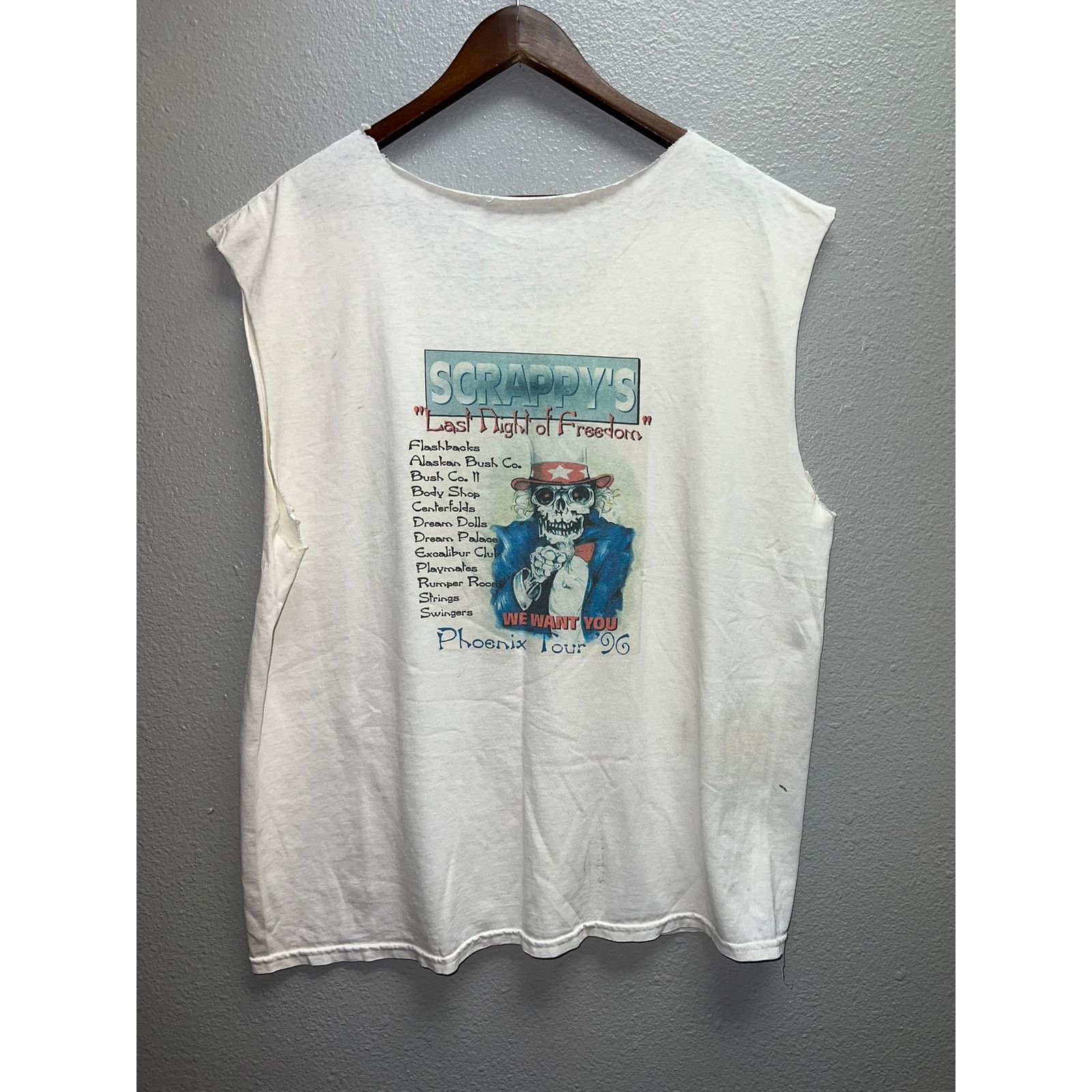 Vintage Vintage Rehab Is For Quitters Shirt Phoenix Tour Tank 90s XL Size US XL / EU 56 / 4 - 7 Thumbnail