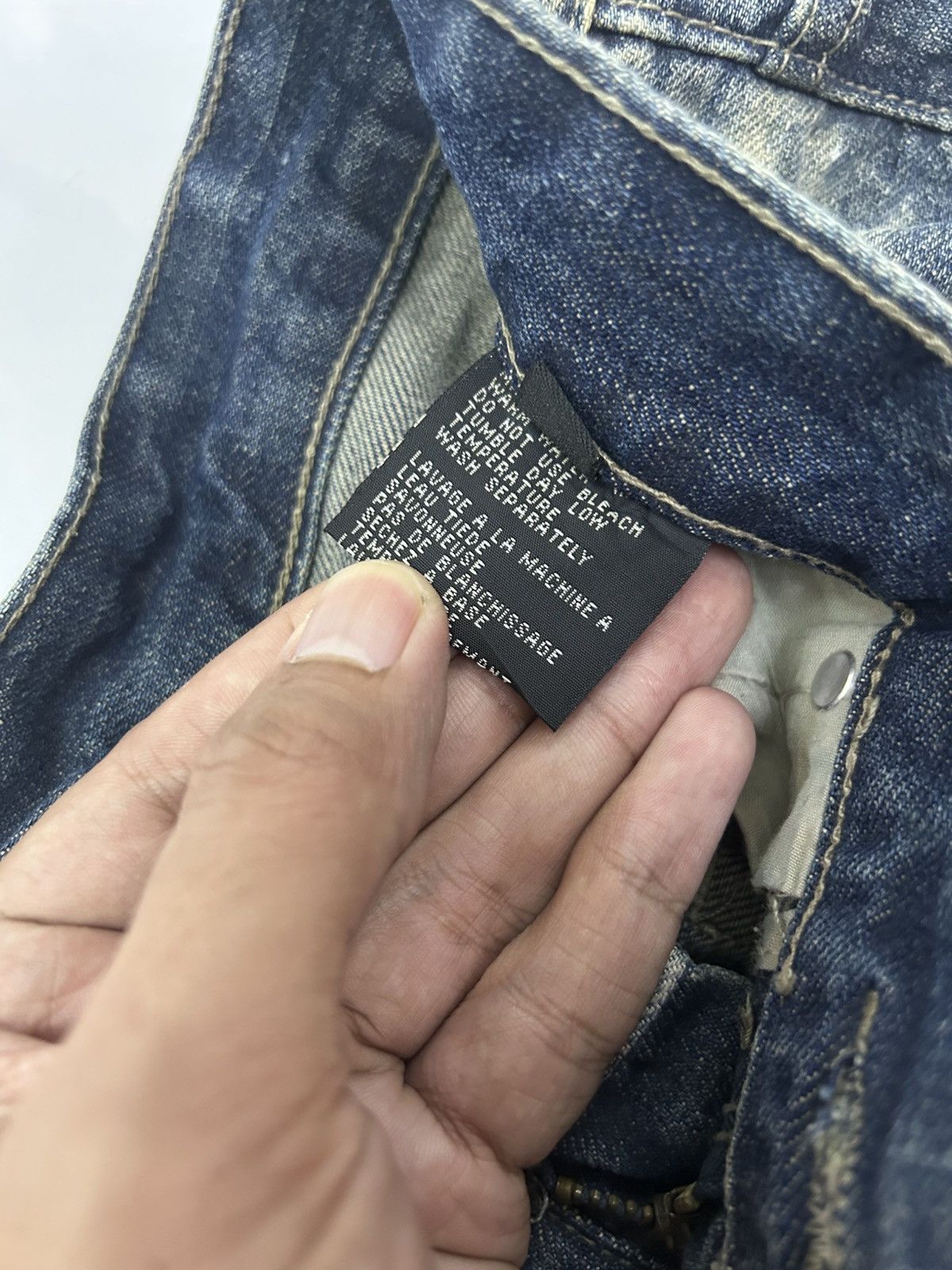 Japanese Brand × Vintage ED VIRGIL Paints Trashed Distressed Jeans Size US 32 / EU 48 - 12 Thumbnail